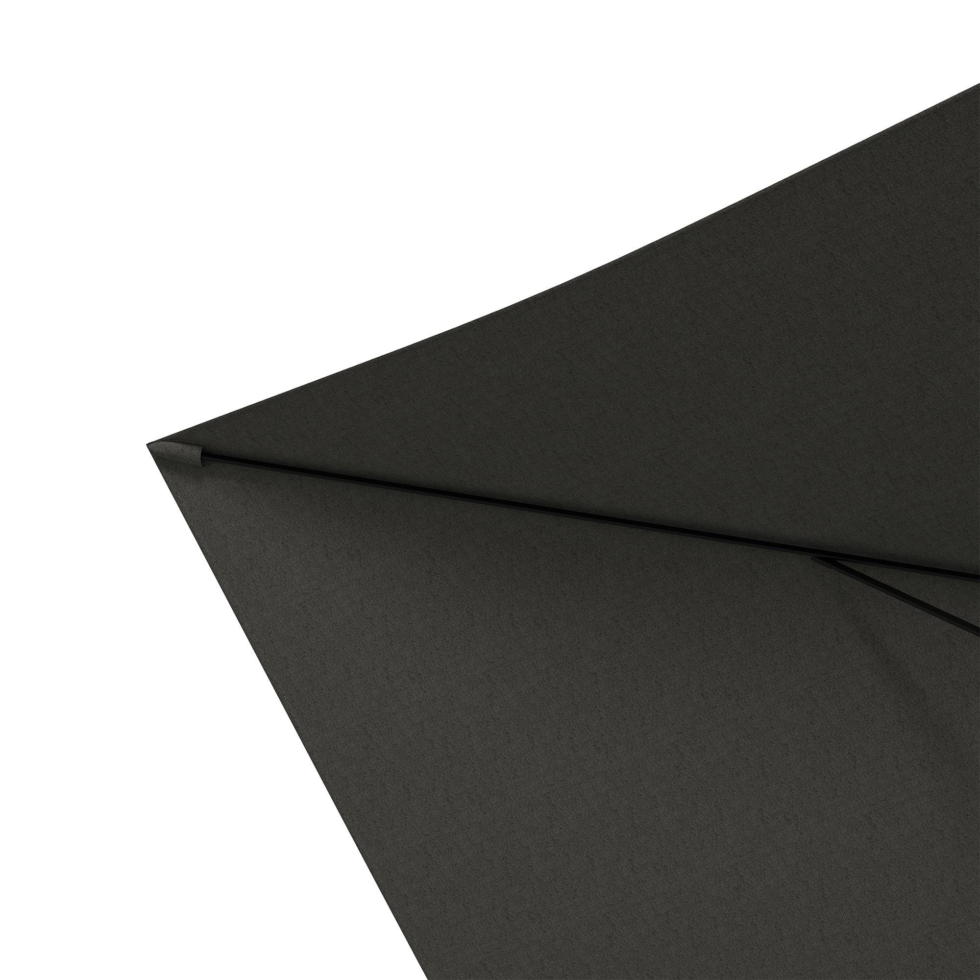 Outsunny 2 X 3(m) Garden Parasol Rectangular Market Umbrella W/ Crank - Brown/Beige/Black/Grey - Image 31