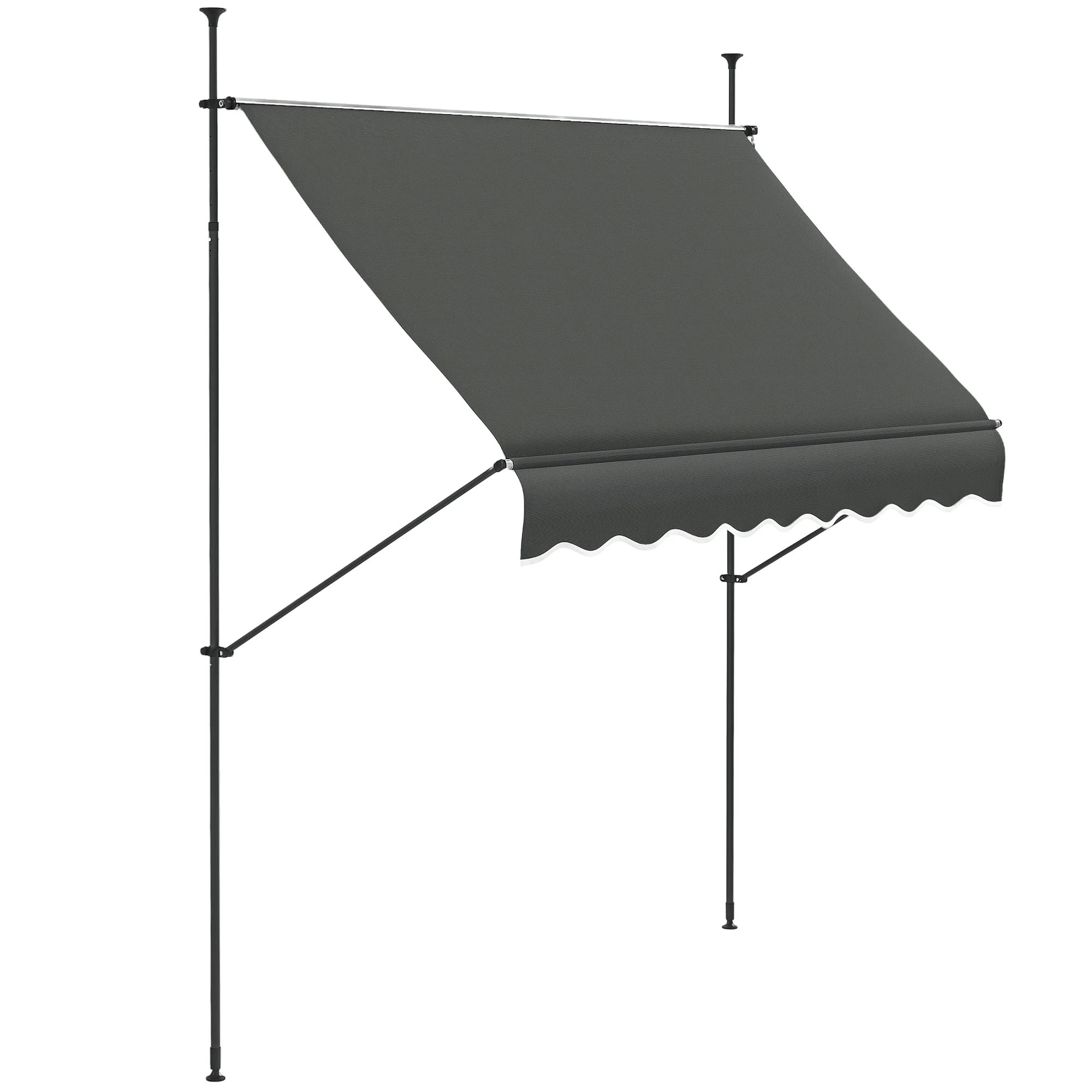 Outsunny Freestanding Retractable Awning, Non-Screw Garden Awning - Image 19