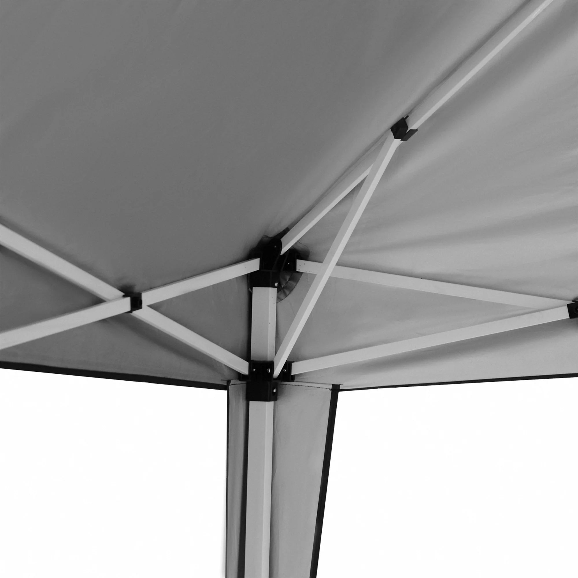 Outsunny 3 x 3 m Garden Pop Up Gazebo Marquee Party Tent Wedding Canopy Grey - Image 8