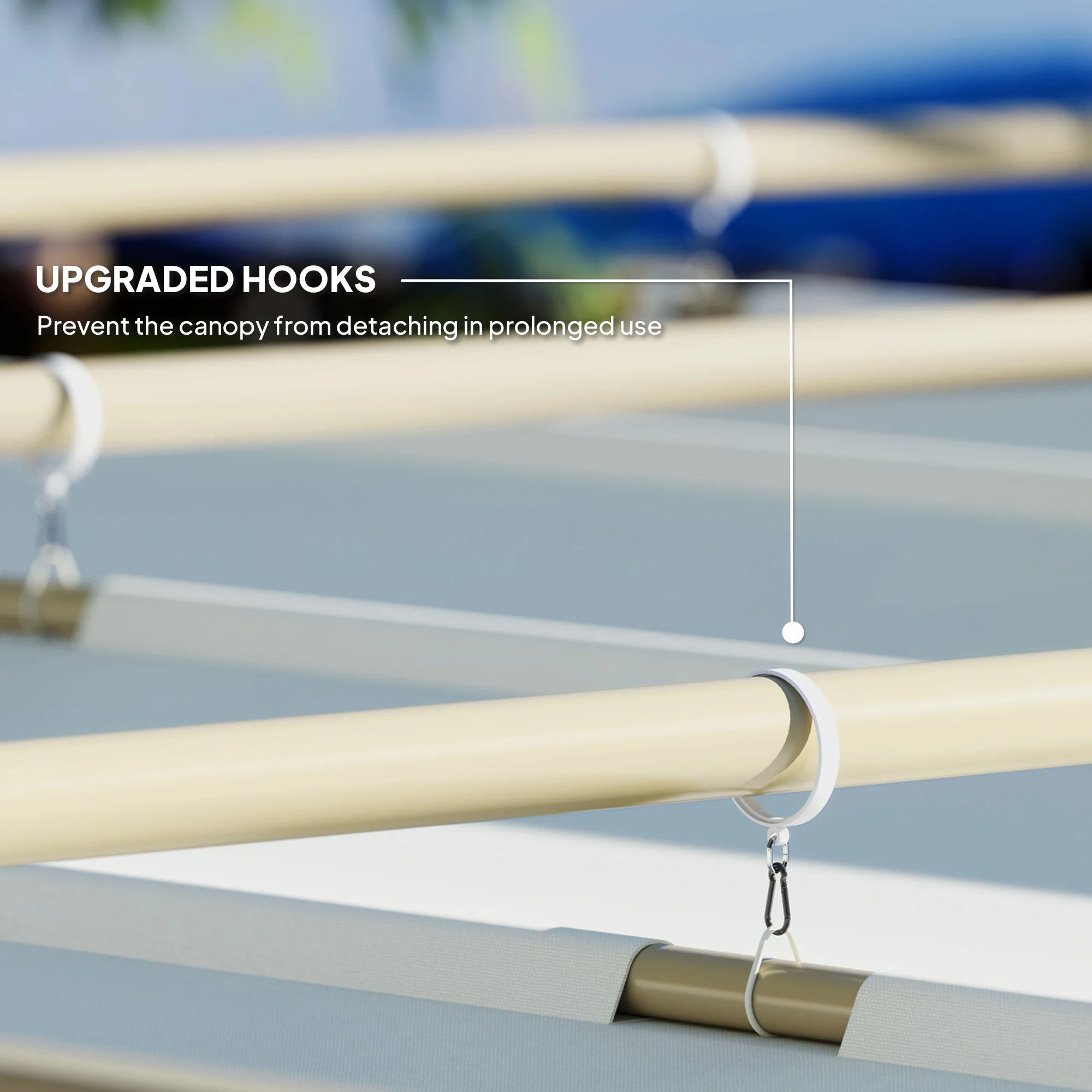 Outsunny 3 X 3(m) Garden Pergola With Retractable Roof, UPF30+ - Image 13