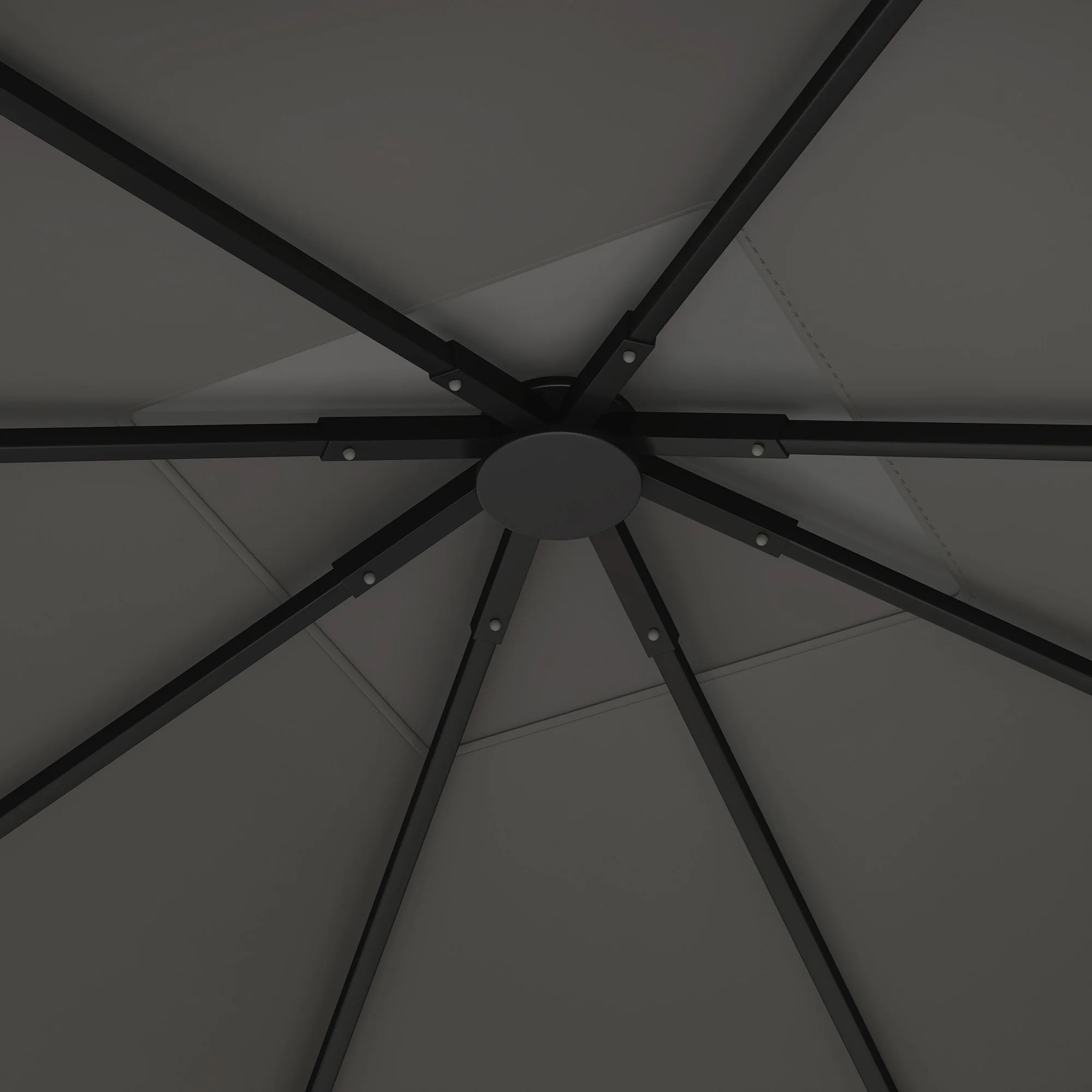Outsunny 3 X 3(m) Gazebo Canopy Replacement Cover With Drain Holes - Image 36