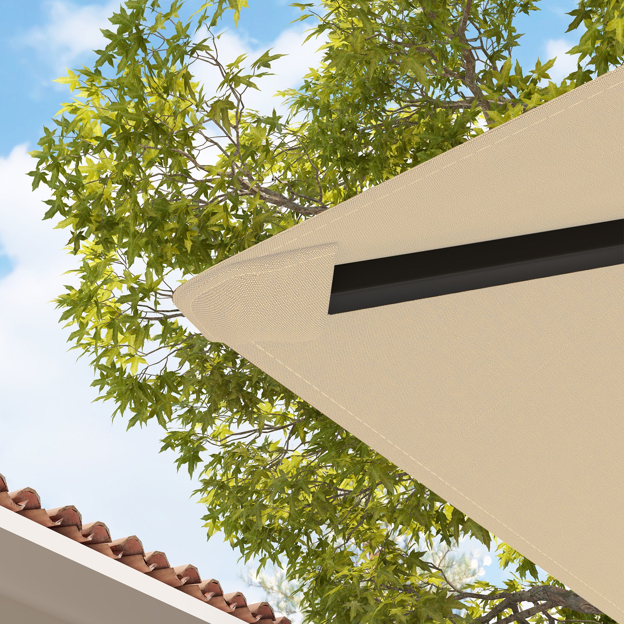 Outsunny 3 X 3(m) Gazebo Canopy Replacement Cover With Drain Holes - Image 8