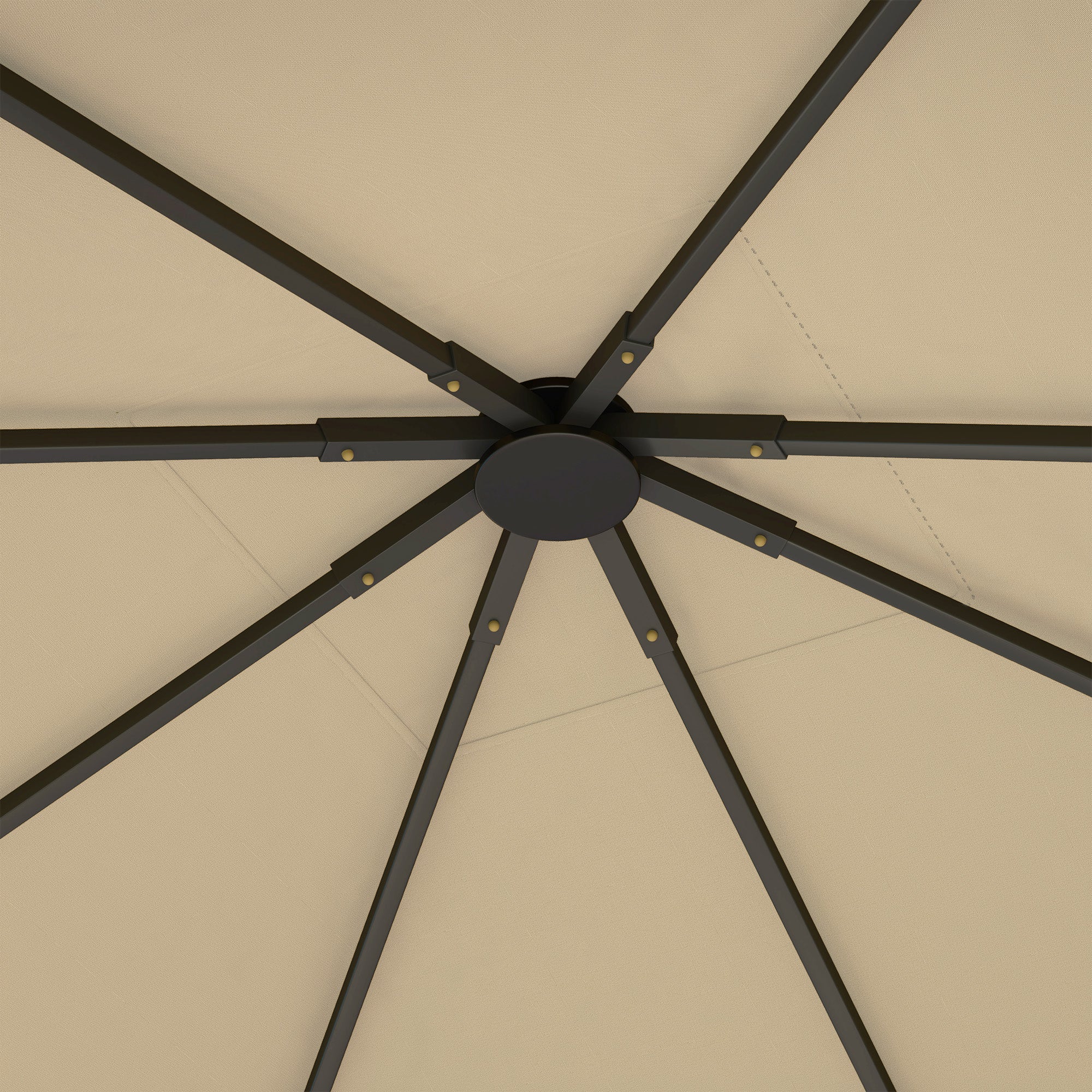Outsunny 3 X 3(m) Gazebo Canopy Replacement Cover With Drain Holes - Image 9