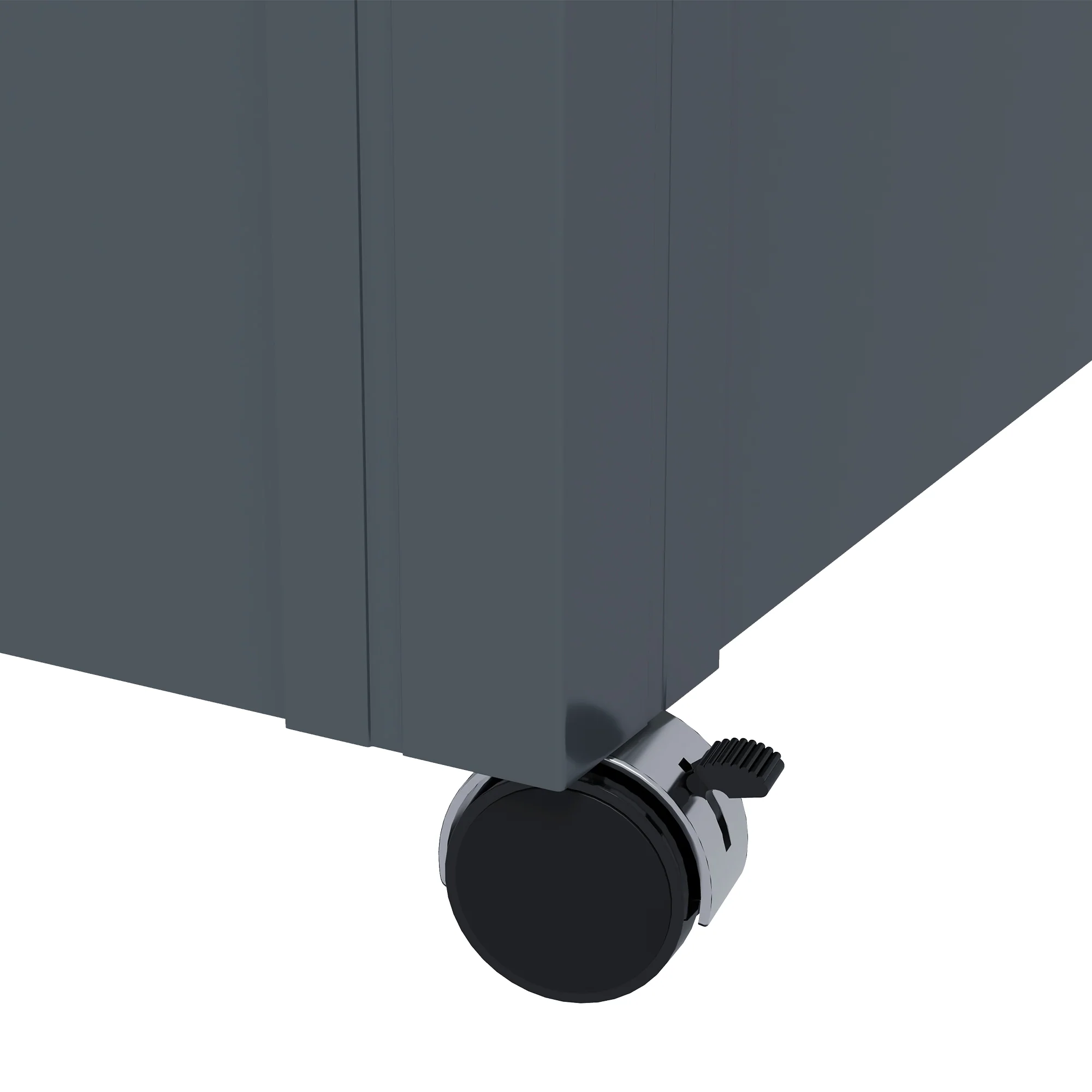 Outsunny 331L Outdoor Storage Box Waterproof with Wheels and Lock - Image 9