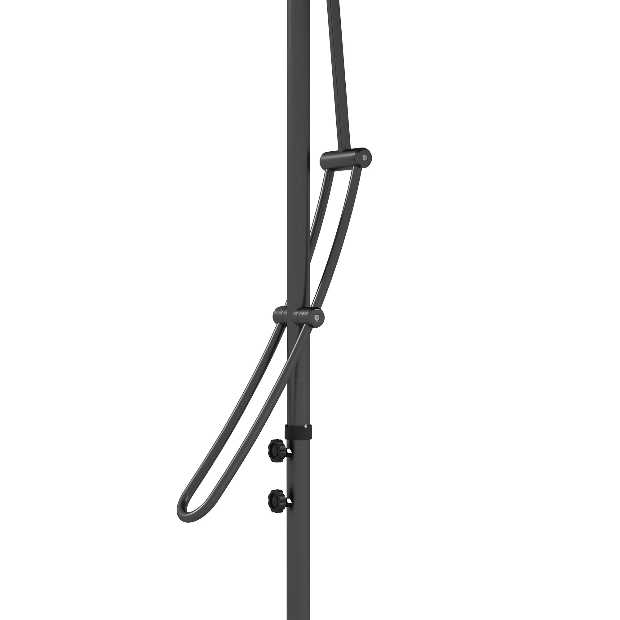Outsunny 3(m) Cantilever Garden Parasol Umbrella W/ Solar LED and Cover, Grey - Image 8