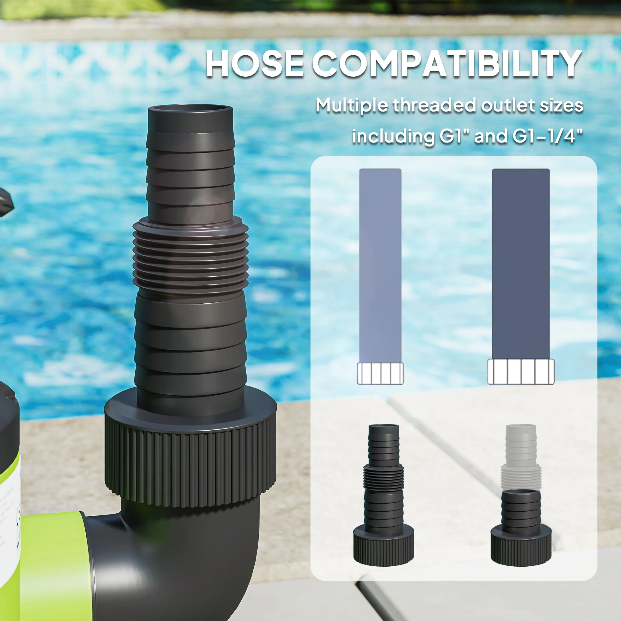 Outsunny 400W Water Pump With Float Switch, 9000L/H Electric Sump Pump - Image 6