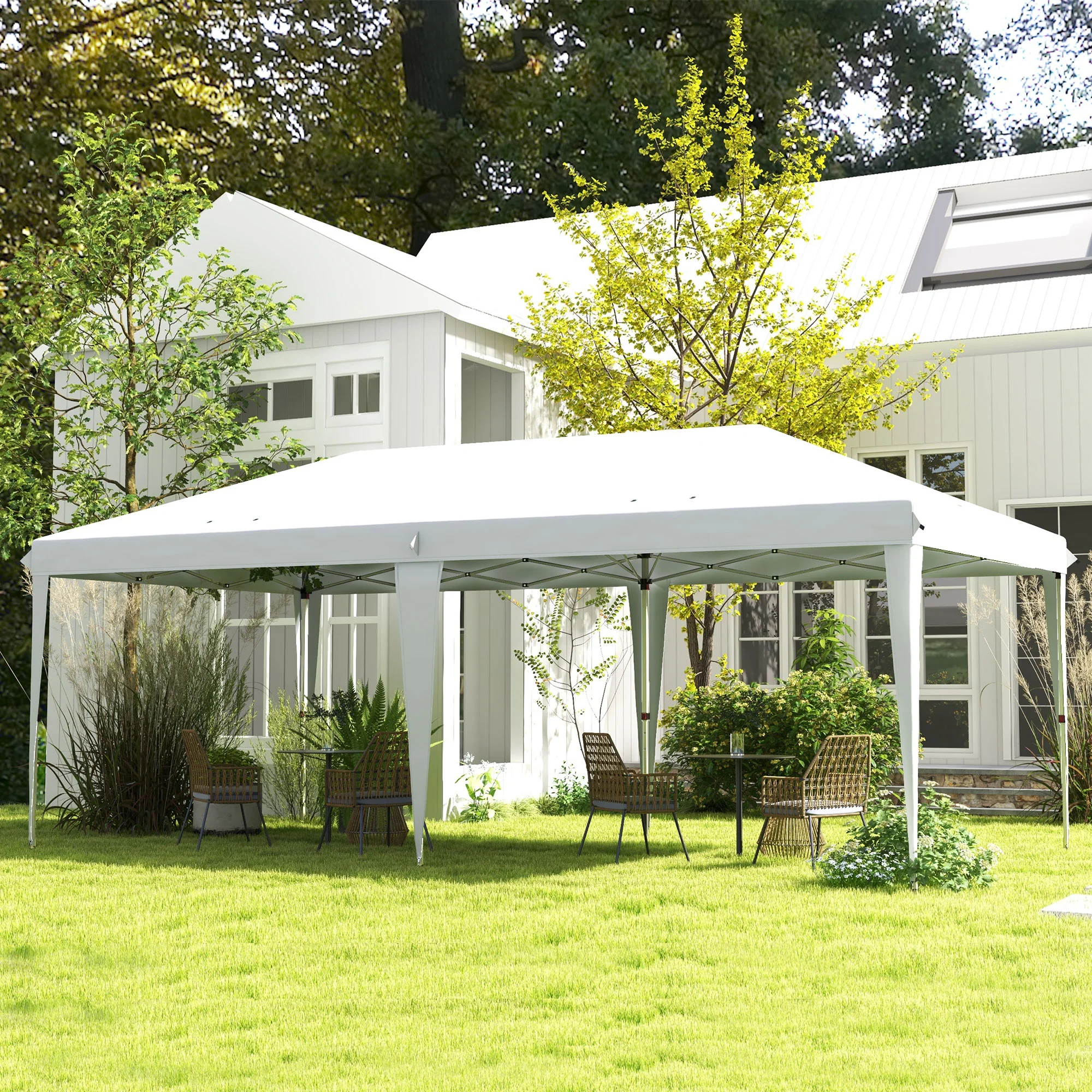 Outsunny 6 X 3(m) Pop Up Gazebo Patio Party Event Heavy Duty Canopy - Image 29