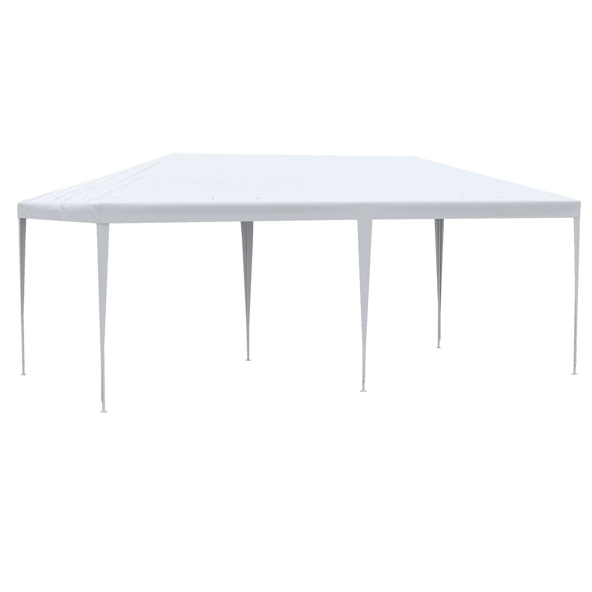 Outsunny 6m x 3m Garden Gazebo Marquee Canopy Party Tent Canopy Patio White - Image 8