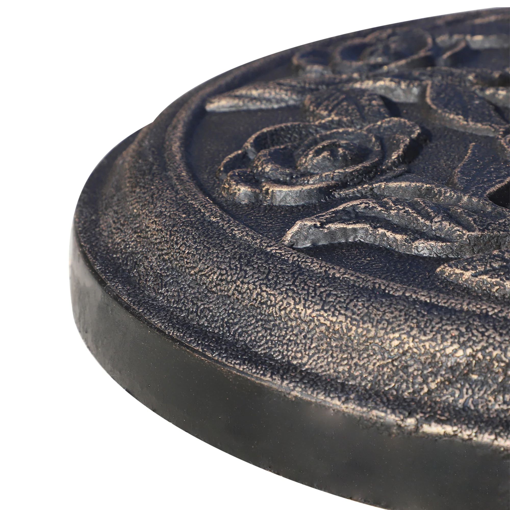 Outsunny 9kg Garden Parasol Base, Round Resin Sun Umbrella Base, Bronze - Image 8