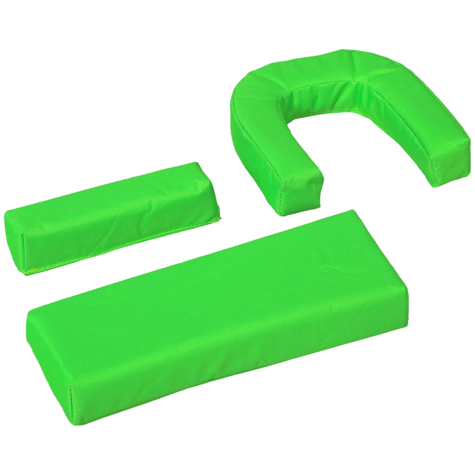 Outsunny Folding Sun Lounger Set of 2 Reclining Chair with Reading Hole Green - Image 9