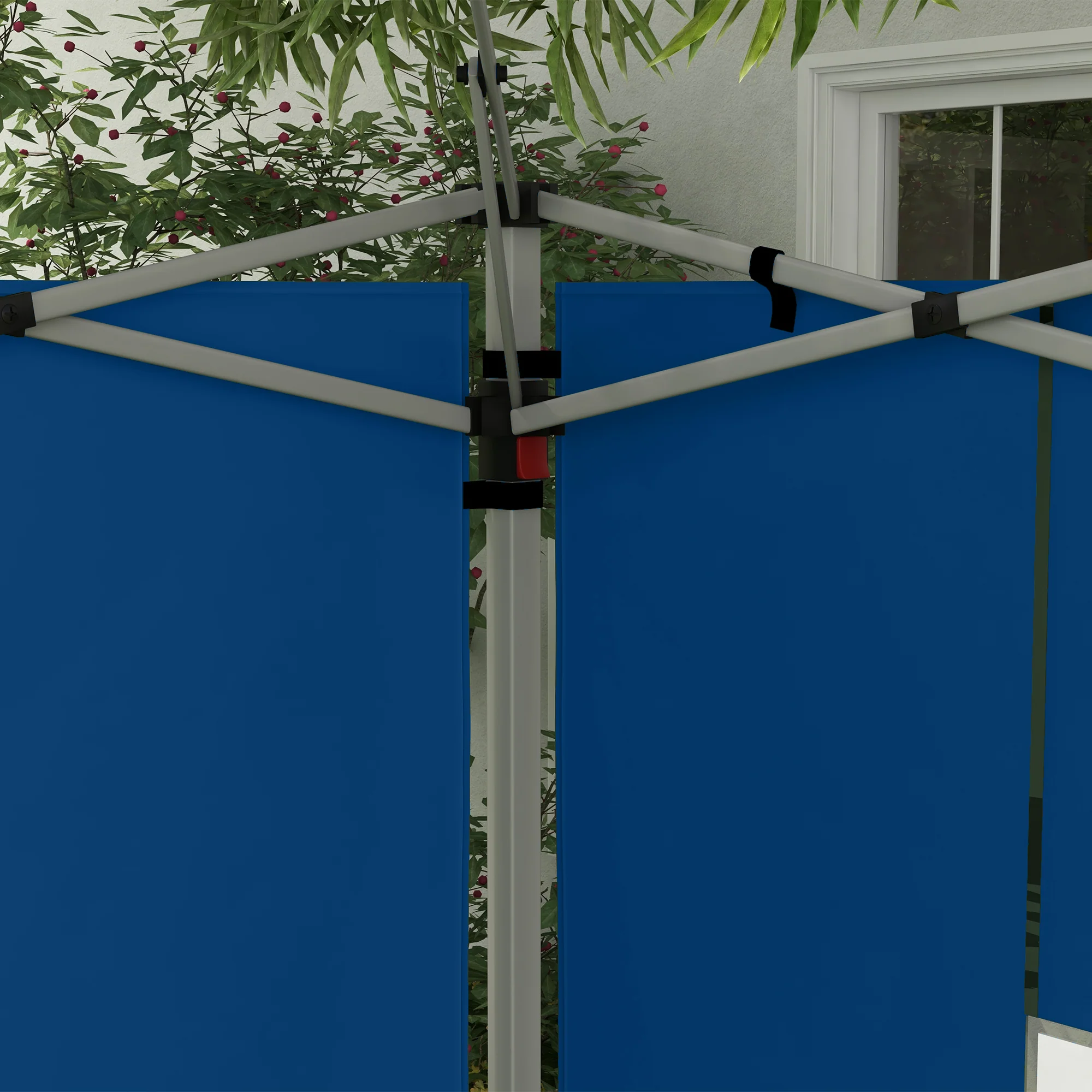 Outsunny Gazebo Side Panels for 3x3(m) or 3x4m Pop Up Gazebo, 2 Pack, Blue - Image 8
