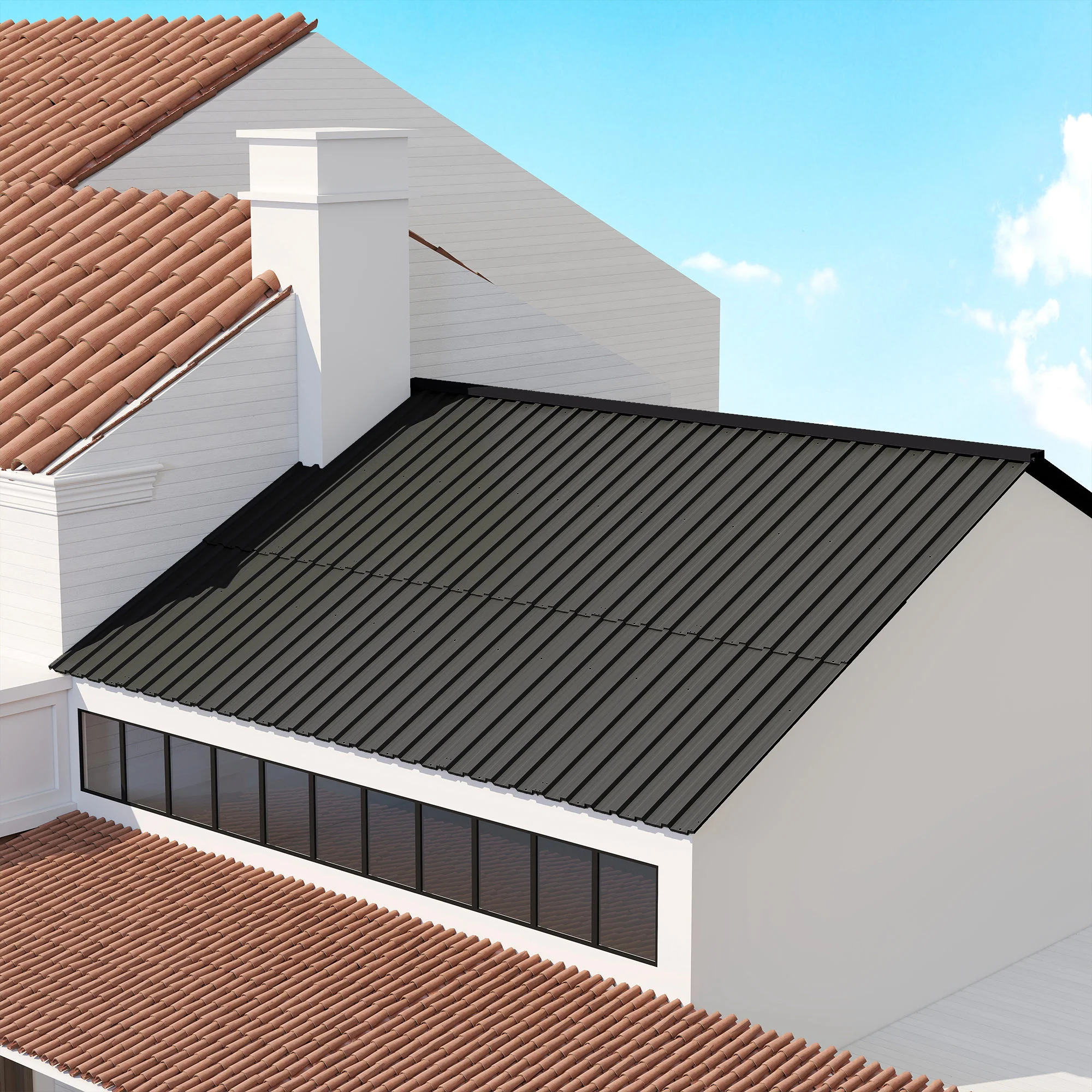 Outsunny Pack Of 12 Metal Roofing Sheets For Greenhouse - Image 9