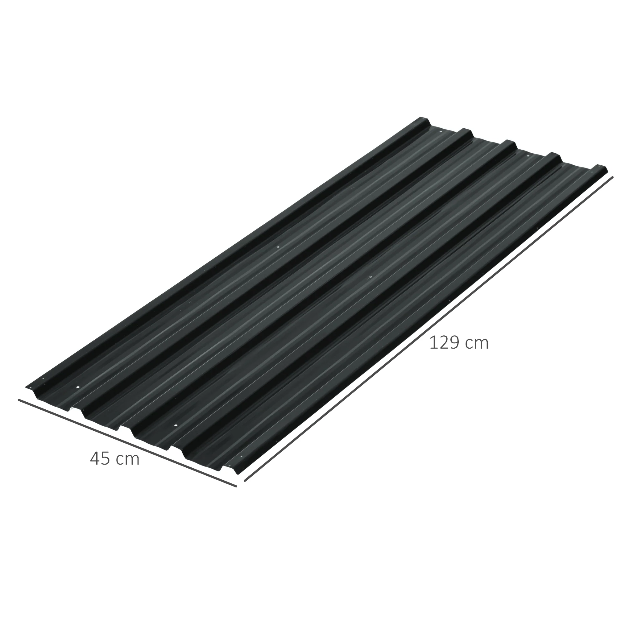 Outsunny Pack of 12 Metal Roofing Sheets for Greenhouse and Shed, Green - Image 12