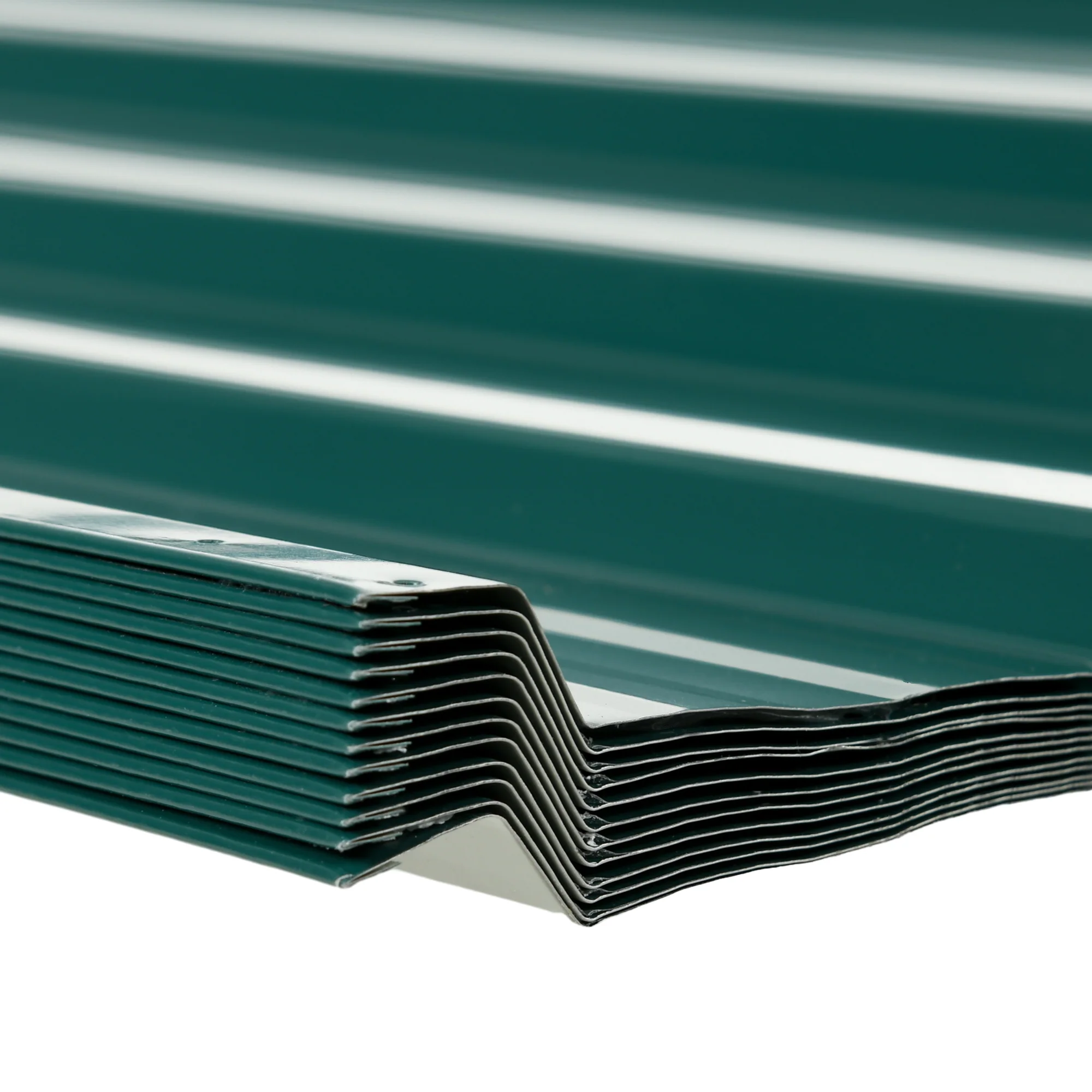 Outsunny Pack of 12 Metal Roofing Sheets for Greenhouse and Shed, Green - Image 9
