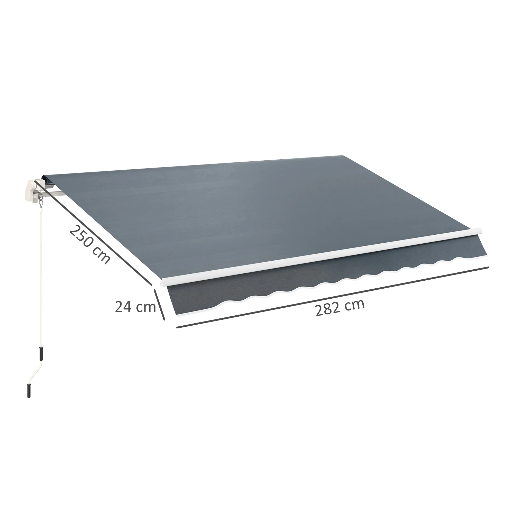 Outsunny Replacement Canopy for 3 x 2.5 m Awning (Fabric Only) - Image 23