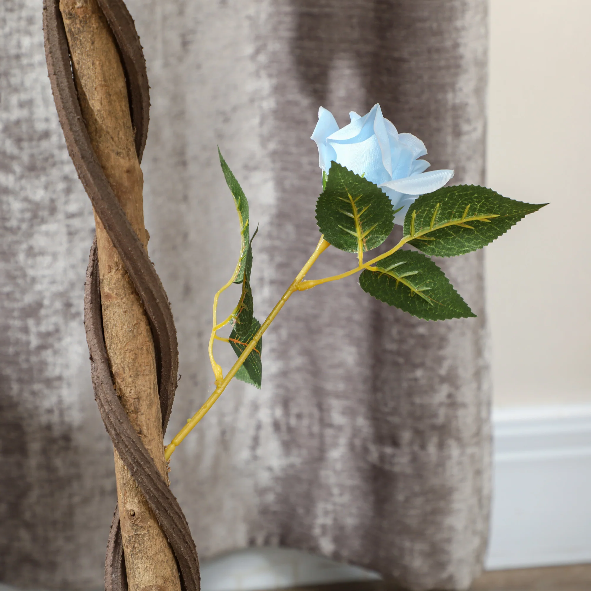 Outsunny Set Of 2 90cm Artificial Rose Tree, Fake Decorative Plant - Image 8
