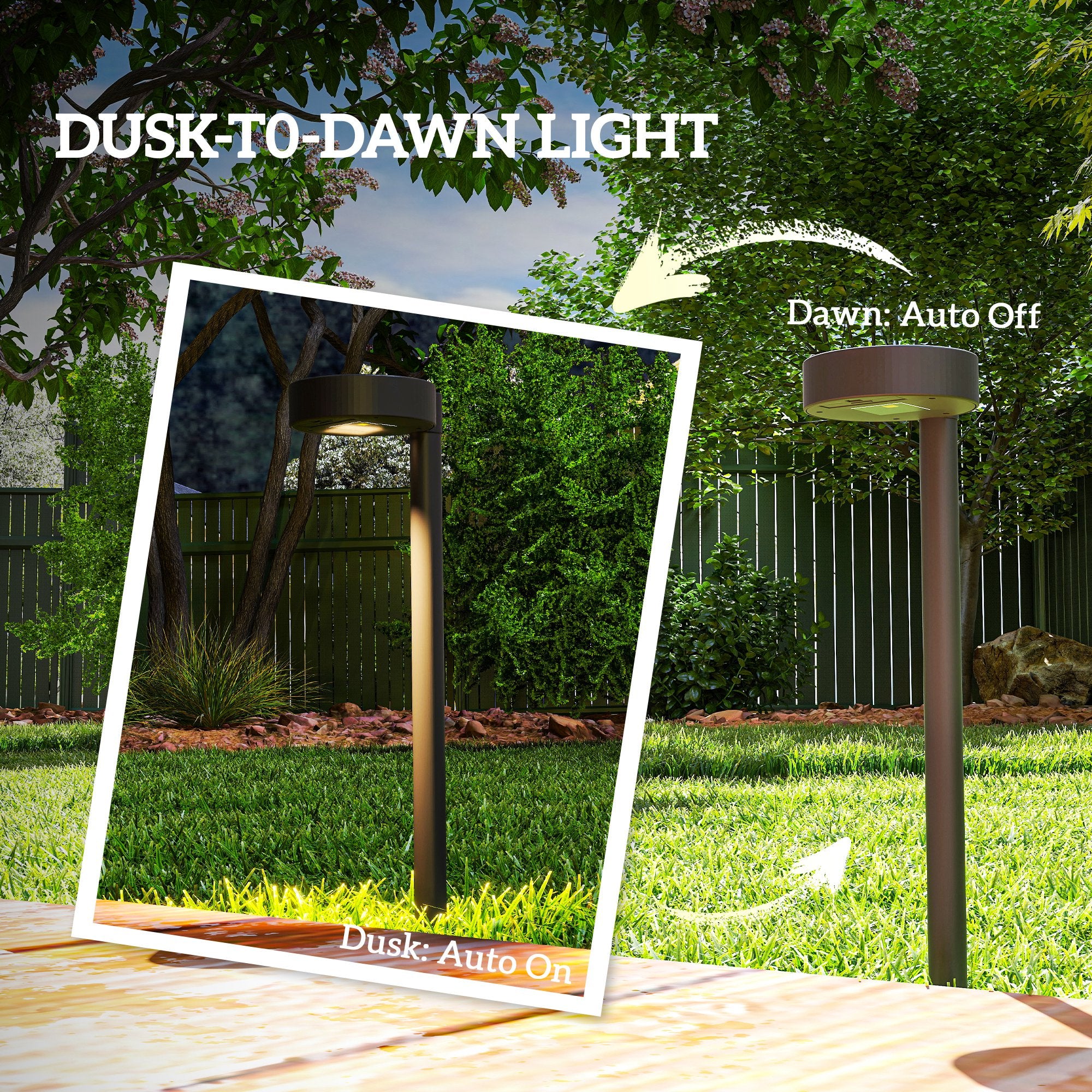 Outsunny Solar Stake Lights 8 Pack, IP44 Pathway Lighting, Auto On/Off LED - Image 4