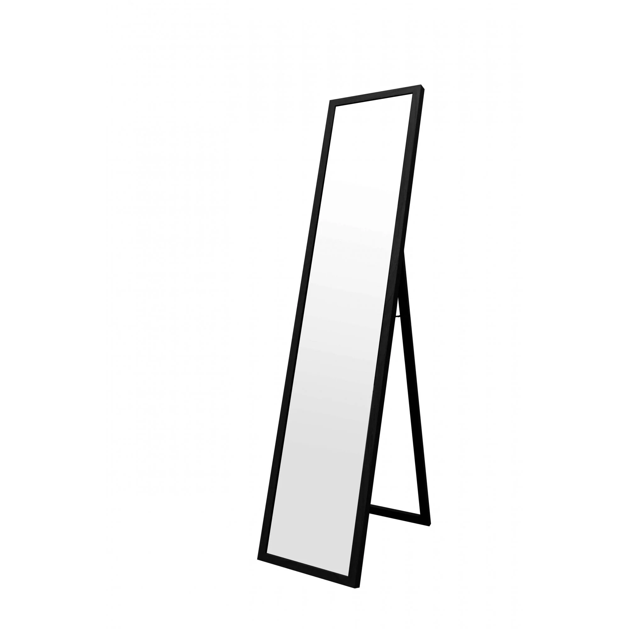 Lewis's Padstow Floor Standing Dressing Mirror - Black 40cm x 150cm