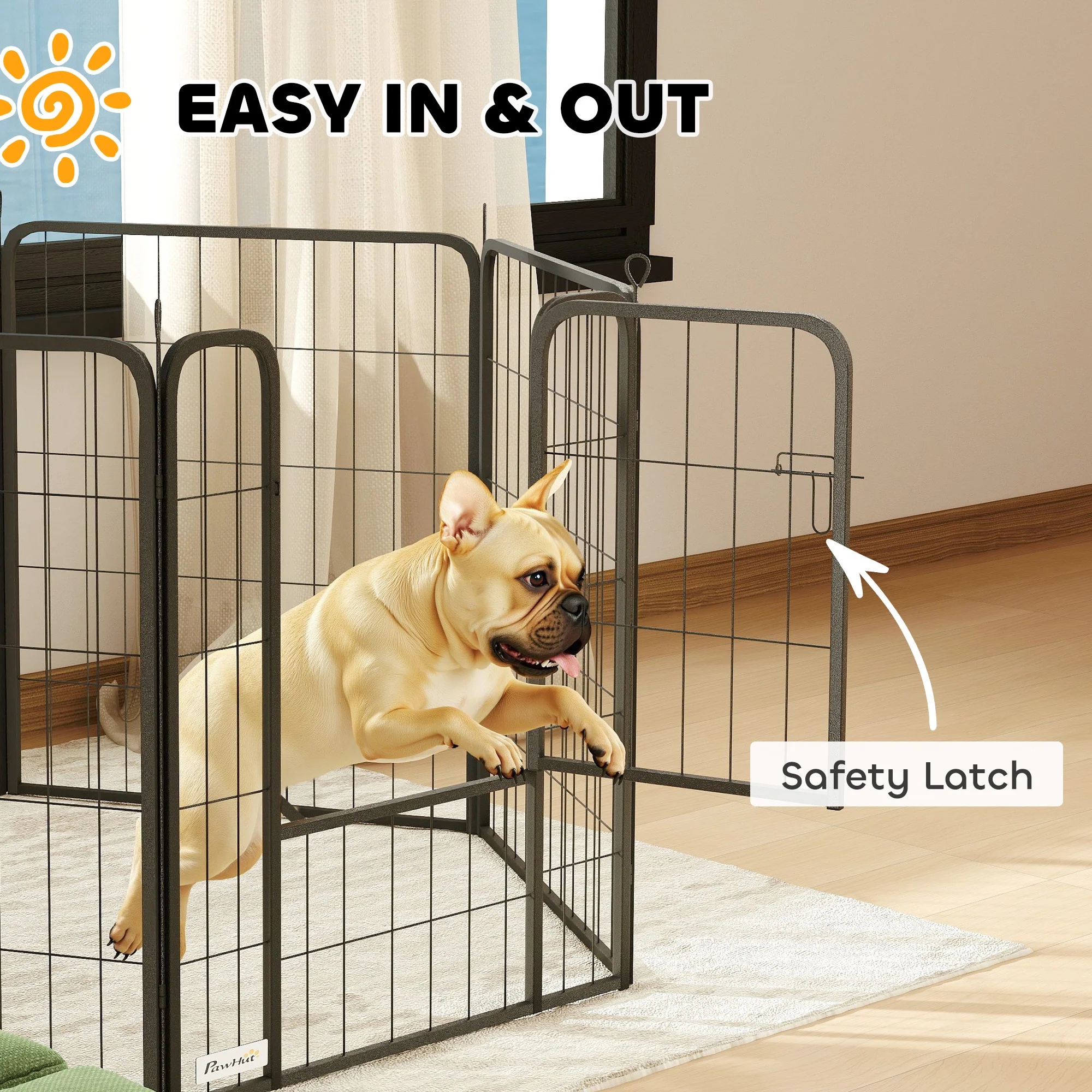 PawHut 2 Piece Expansion Pack Dog High Animal Pen - Image 40