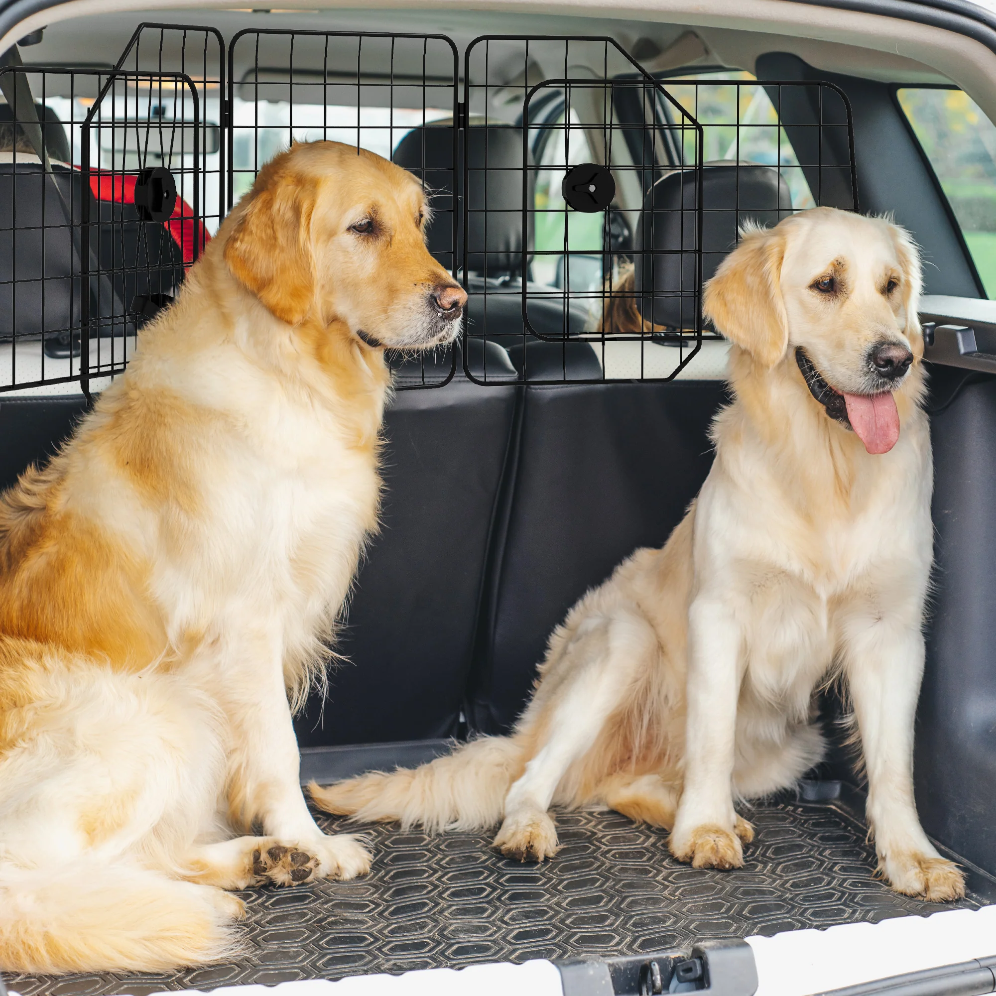 PawHut Dog Guard for SUVs, Vehicles, Vans, Car Barrier with Adjustable Width - Image 2