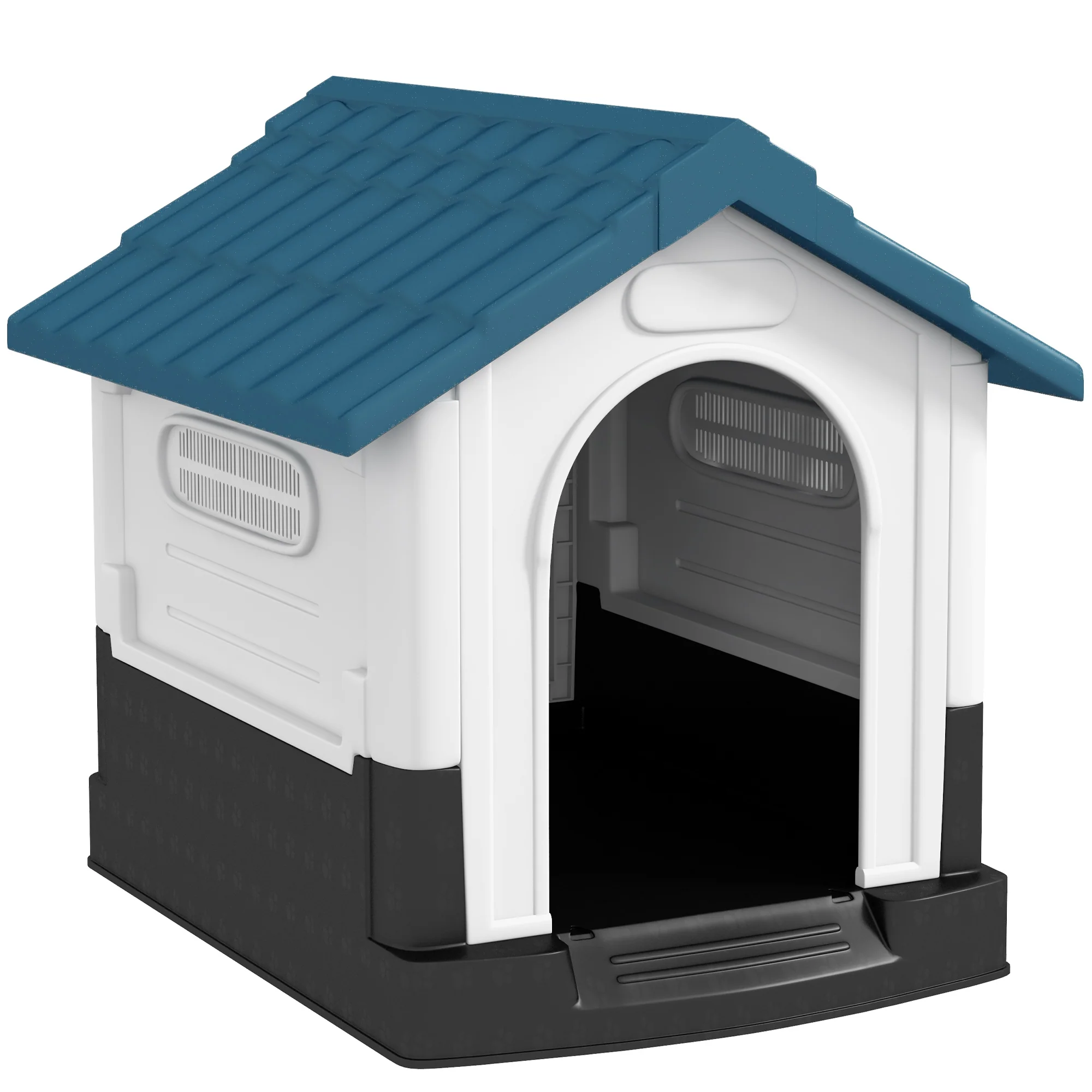 PawHut Dog Kennel for Outside, Grey