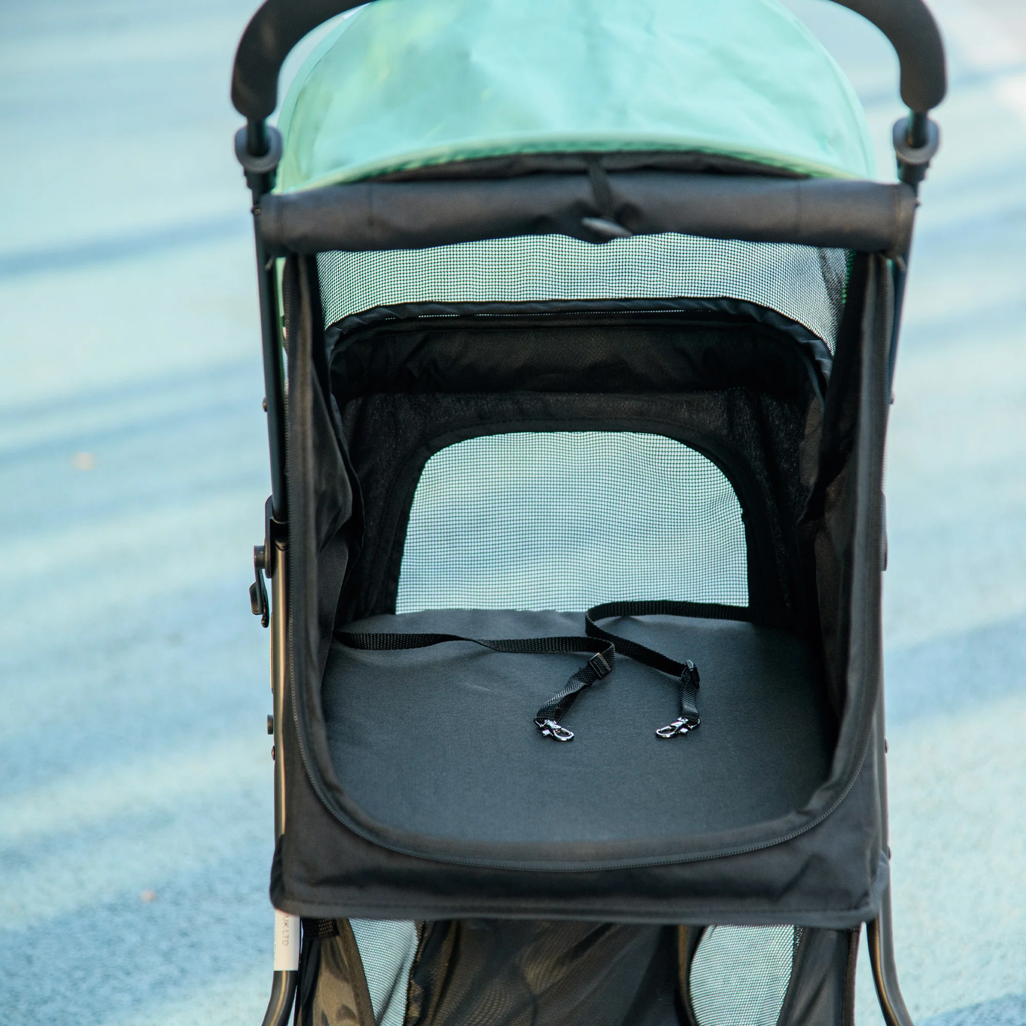 PawHut Dog Stroller For XS Dogs, S Dogs, Cats With Rain Cover - Image 18