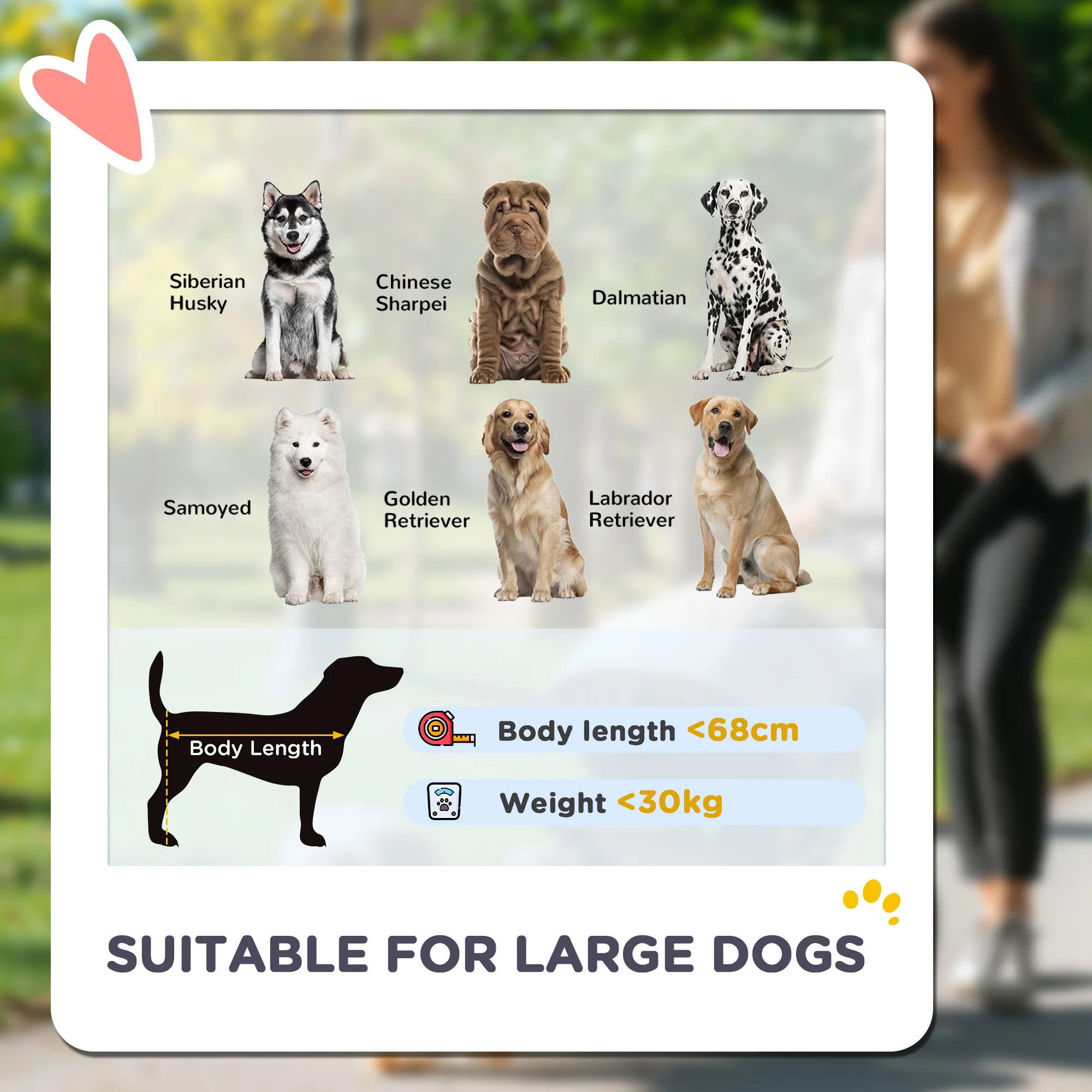 PawHut Easy Folding Pet Stroller For Large Dogs - Image 21