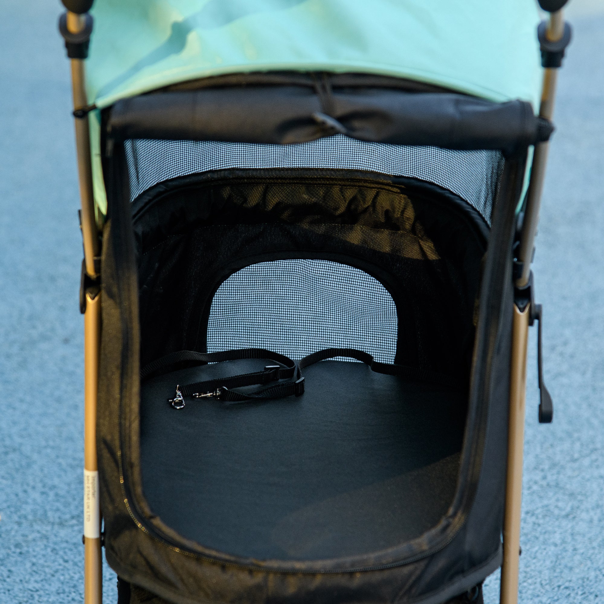 PawHut Pet Stroller for XS and S Dogs w/ Rain Cover - Image 18