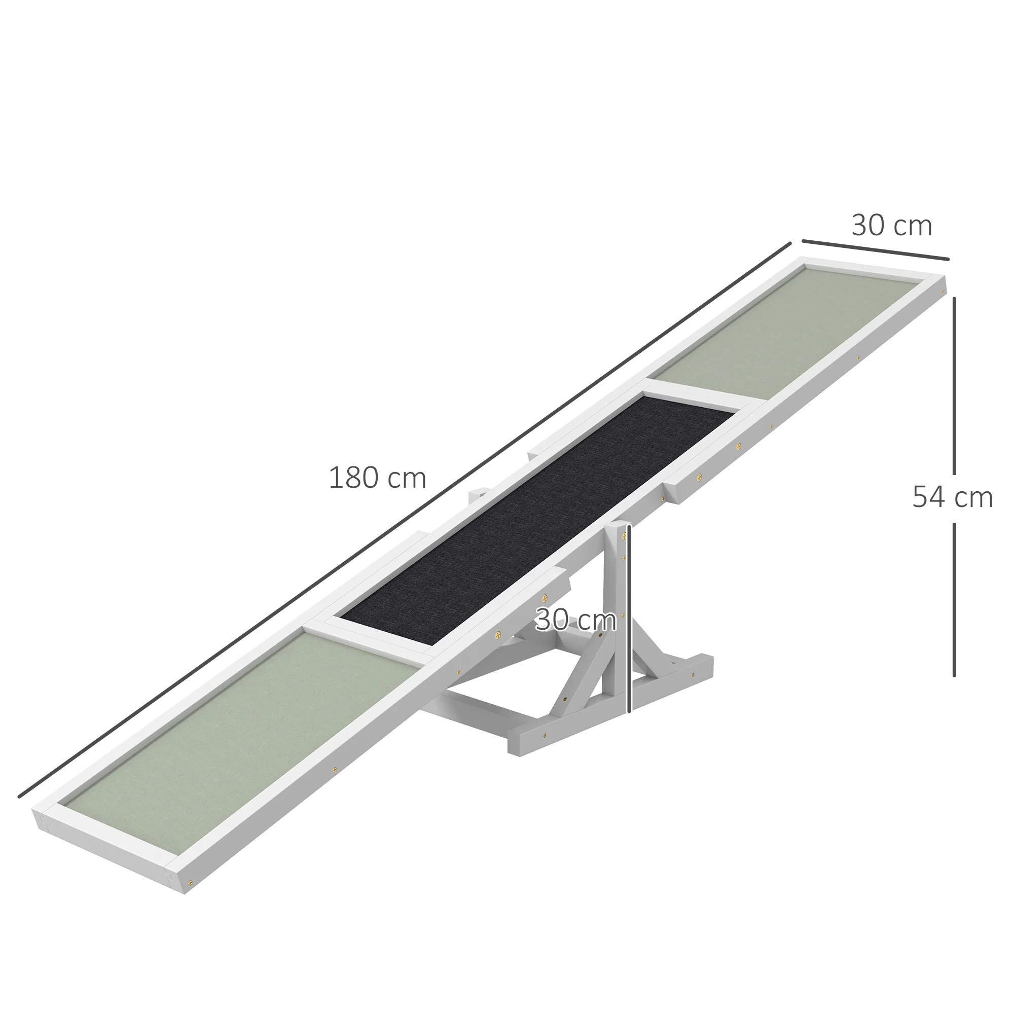 PawHut Wooden Pet Seesaw For Big Dogs With Anti-Slip Surface - Image 14