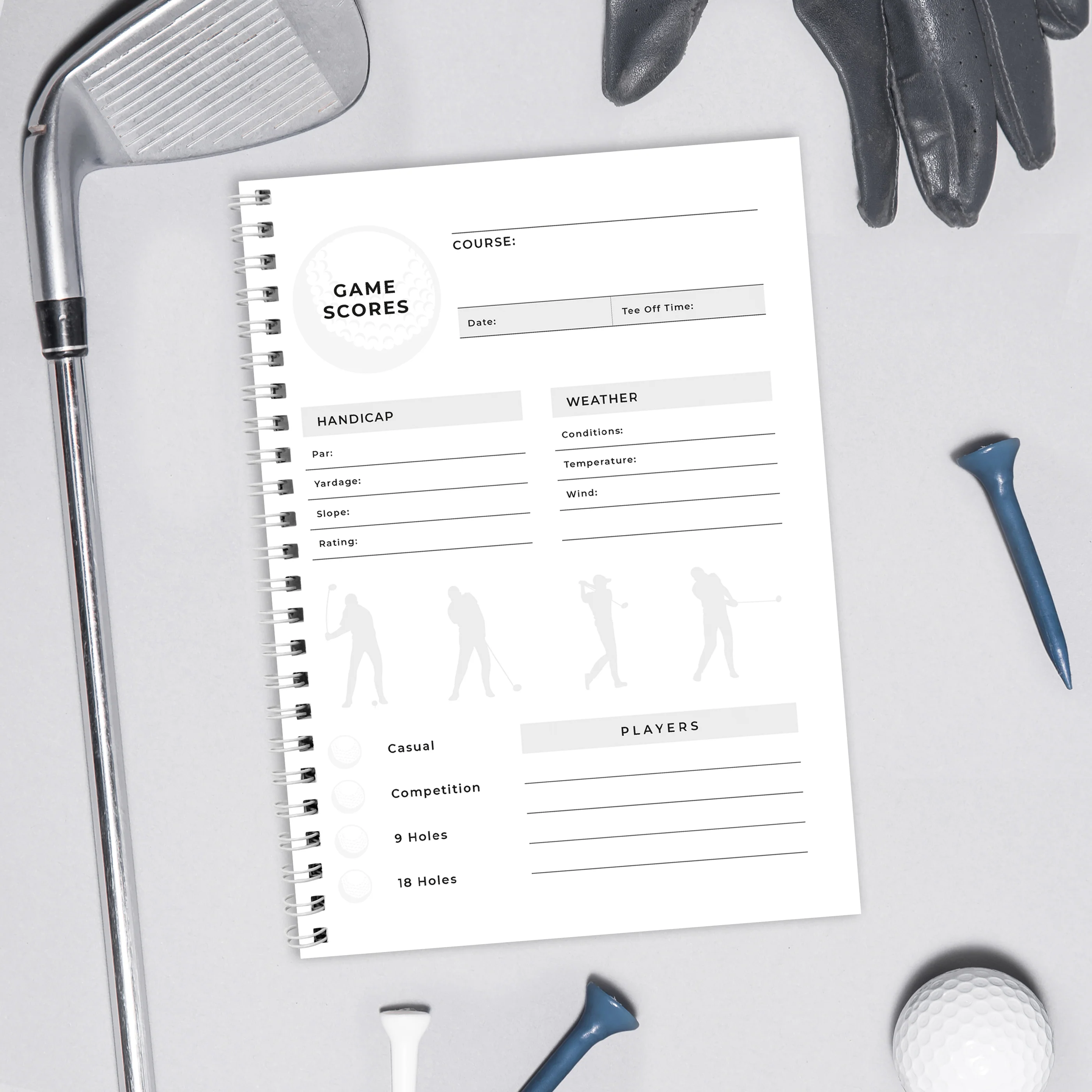 Personalised A5 Golf Log Book - Image 2