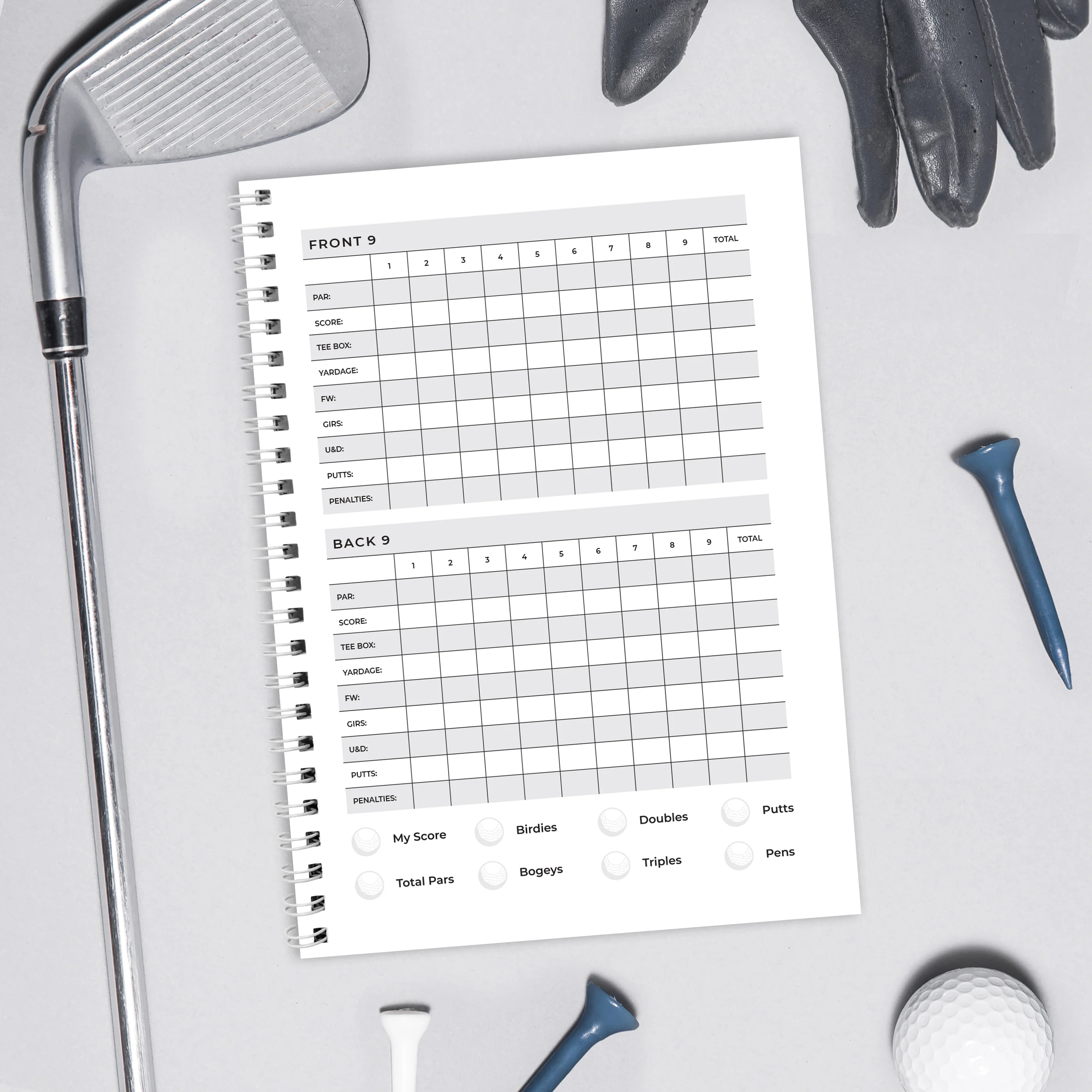 Personalised A5 Golf Log Book - Image 3
