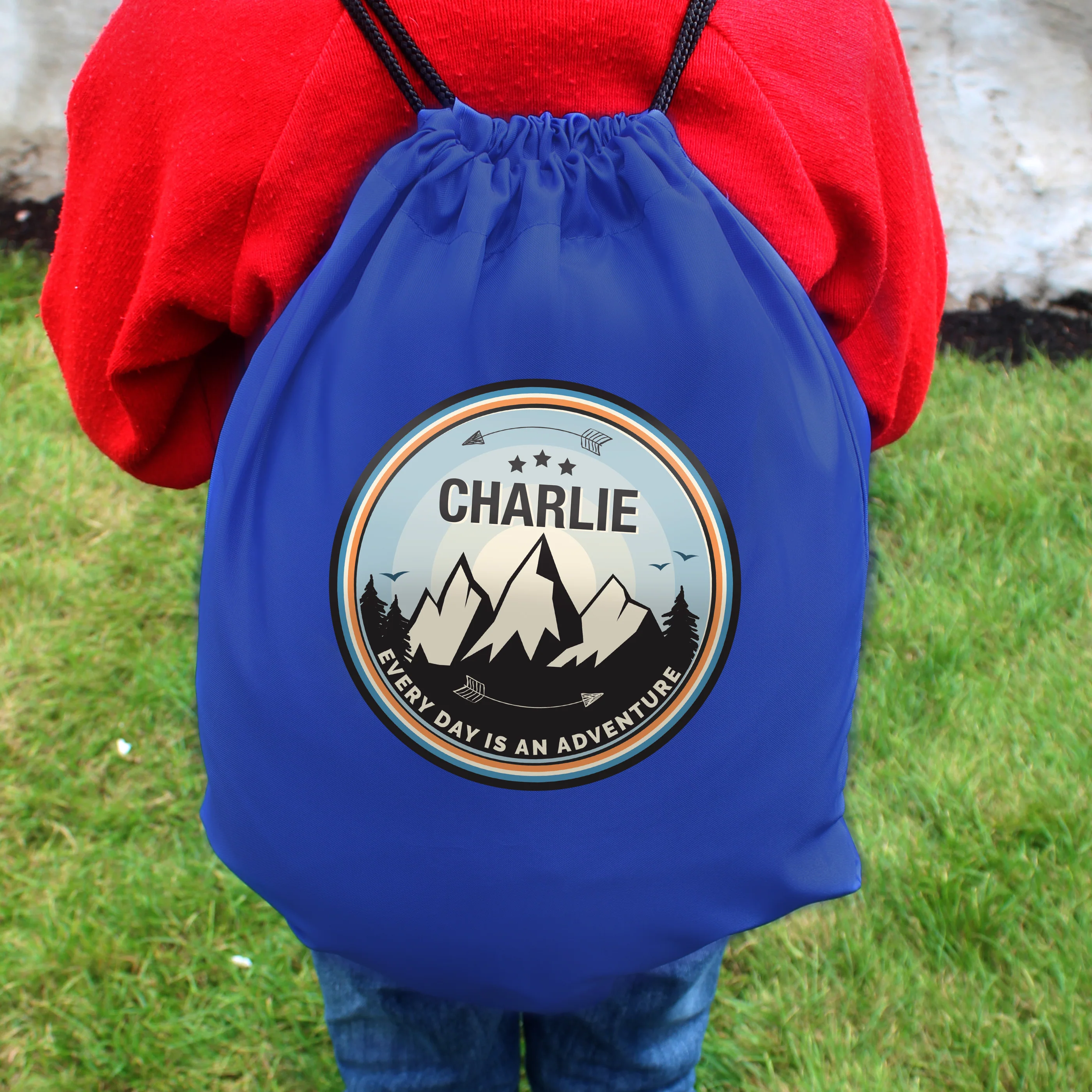 Personalised Adventure Blue Kit Bag - Image 7