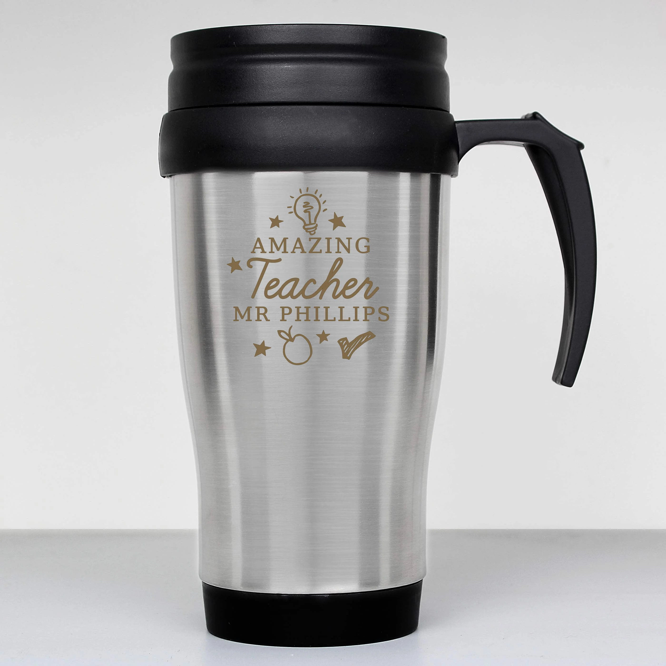 Personalised Amazing Teacher Travel Mug - Image 5