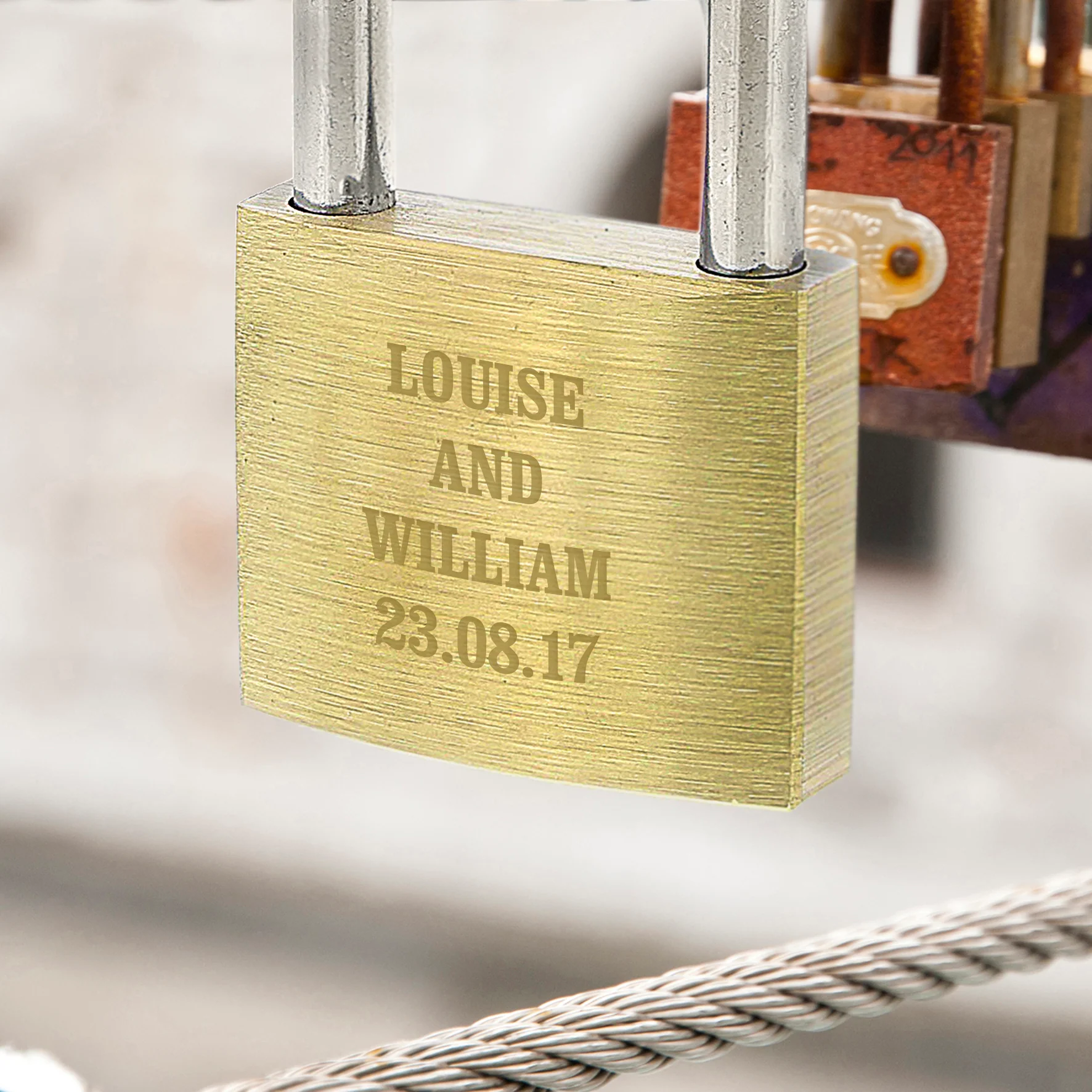 Personalised Any Message Padlock - Image 7