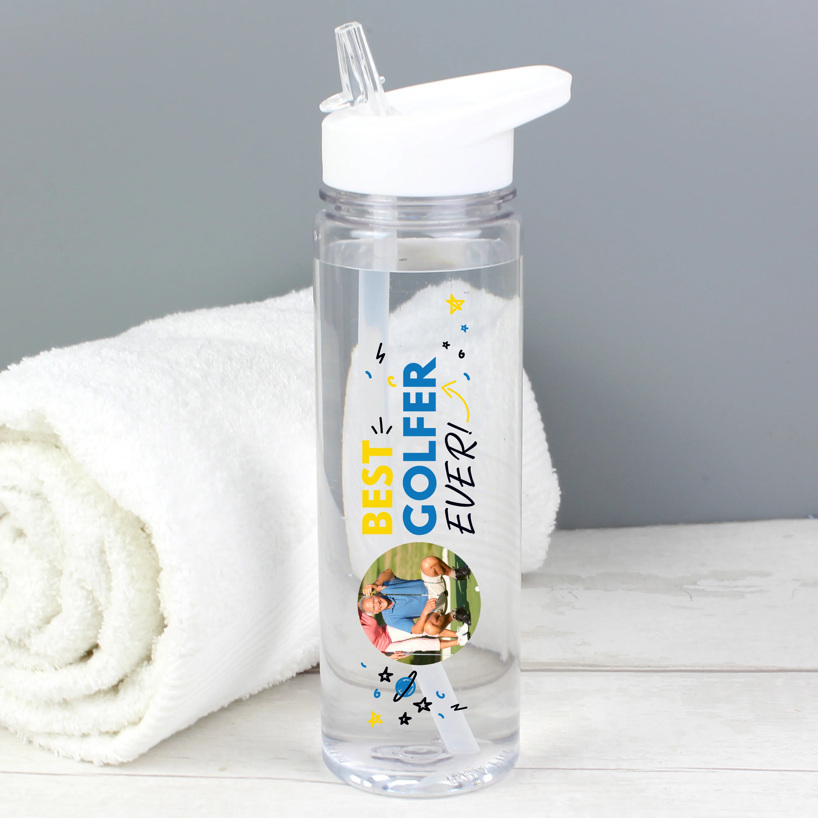 Personalised Best Ever Photo Upload Water Bottle - Image 3