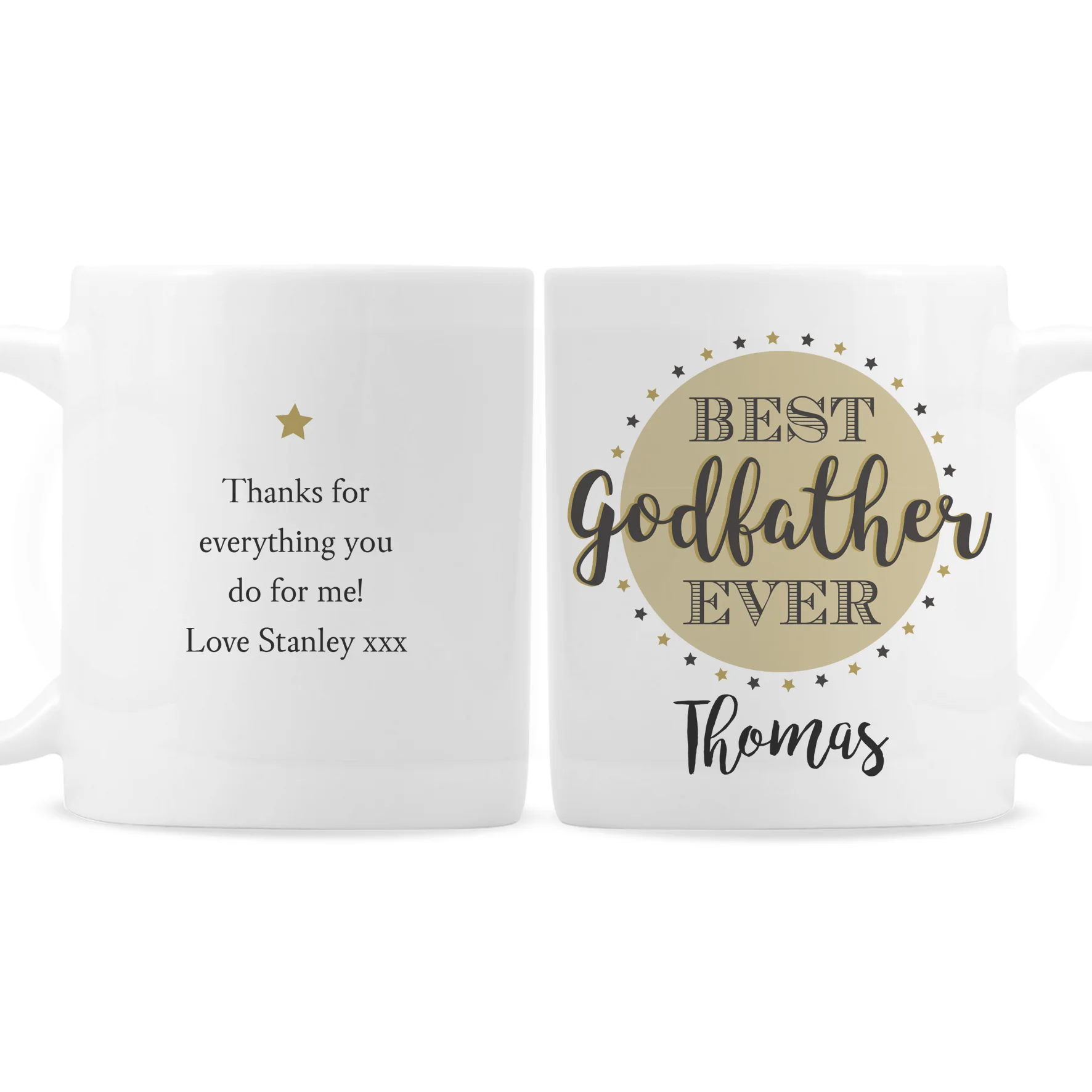 Personalised Best Godfather Mug - Image 2