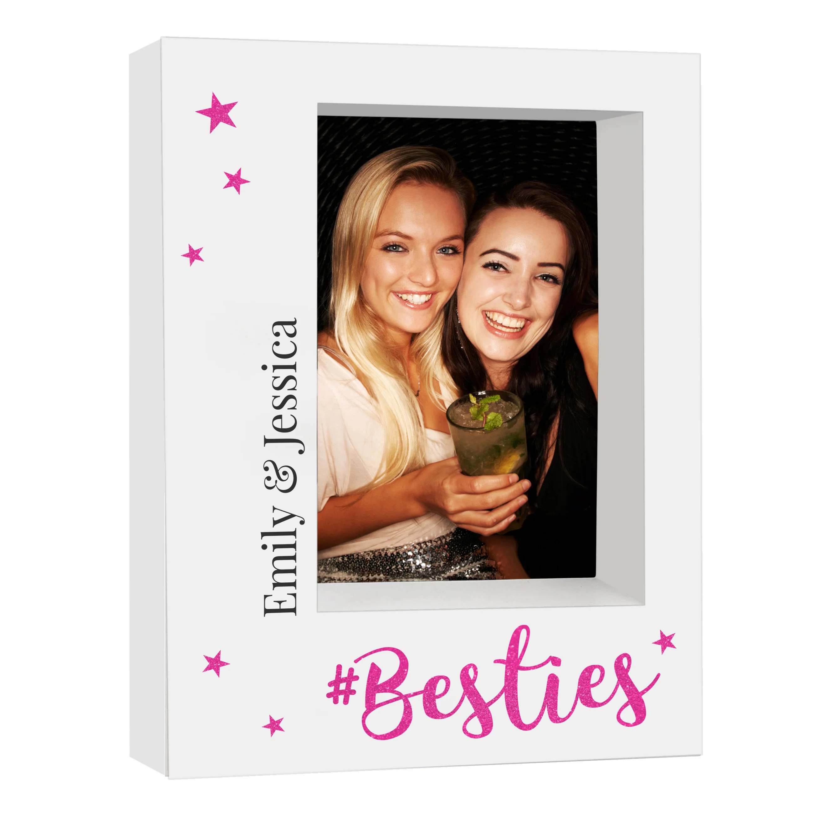 Personalised Besties 5x7 Box Photo Frame - Image 5