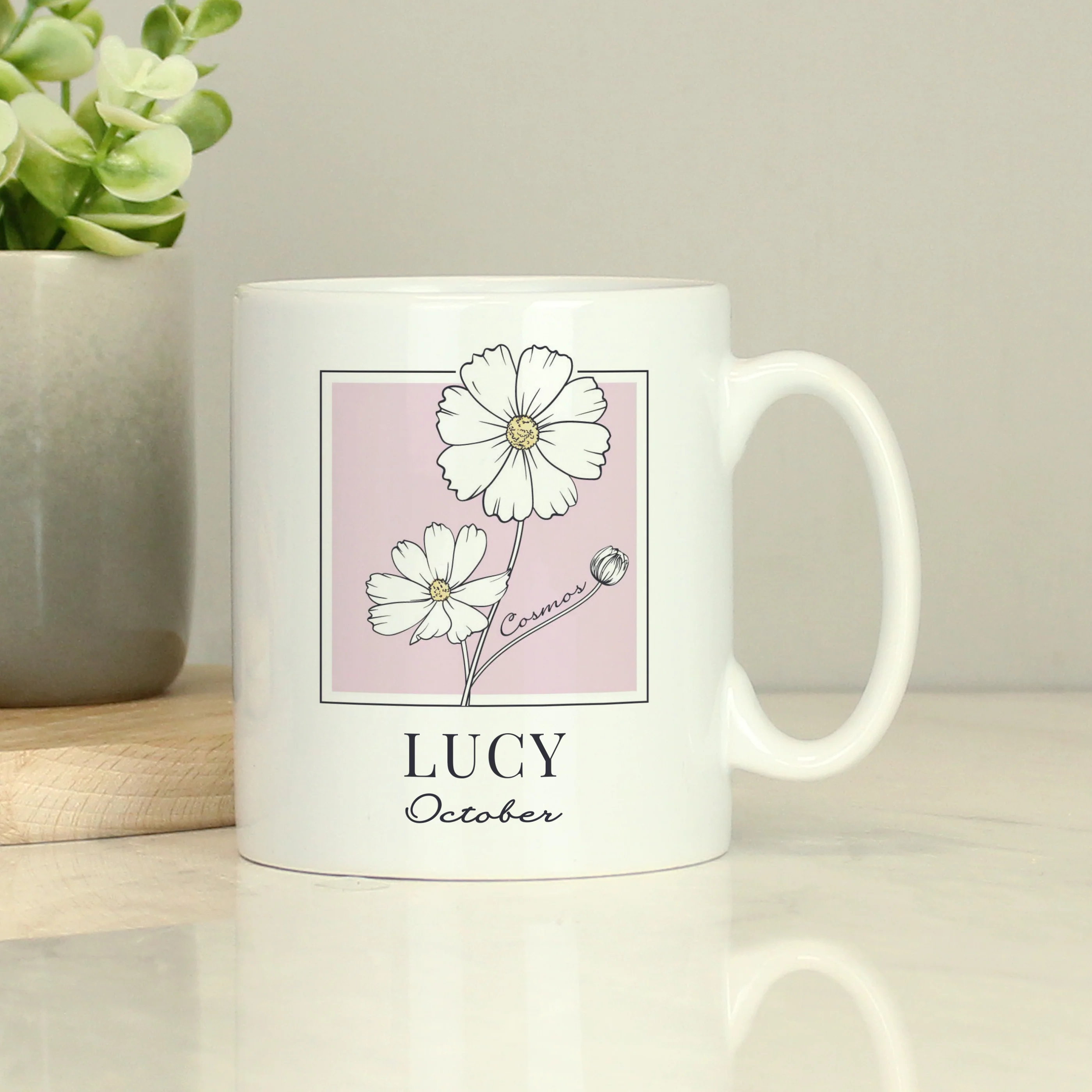Personalised Birth Flower Mug - Image 13