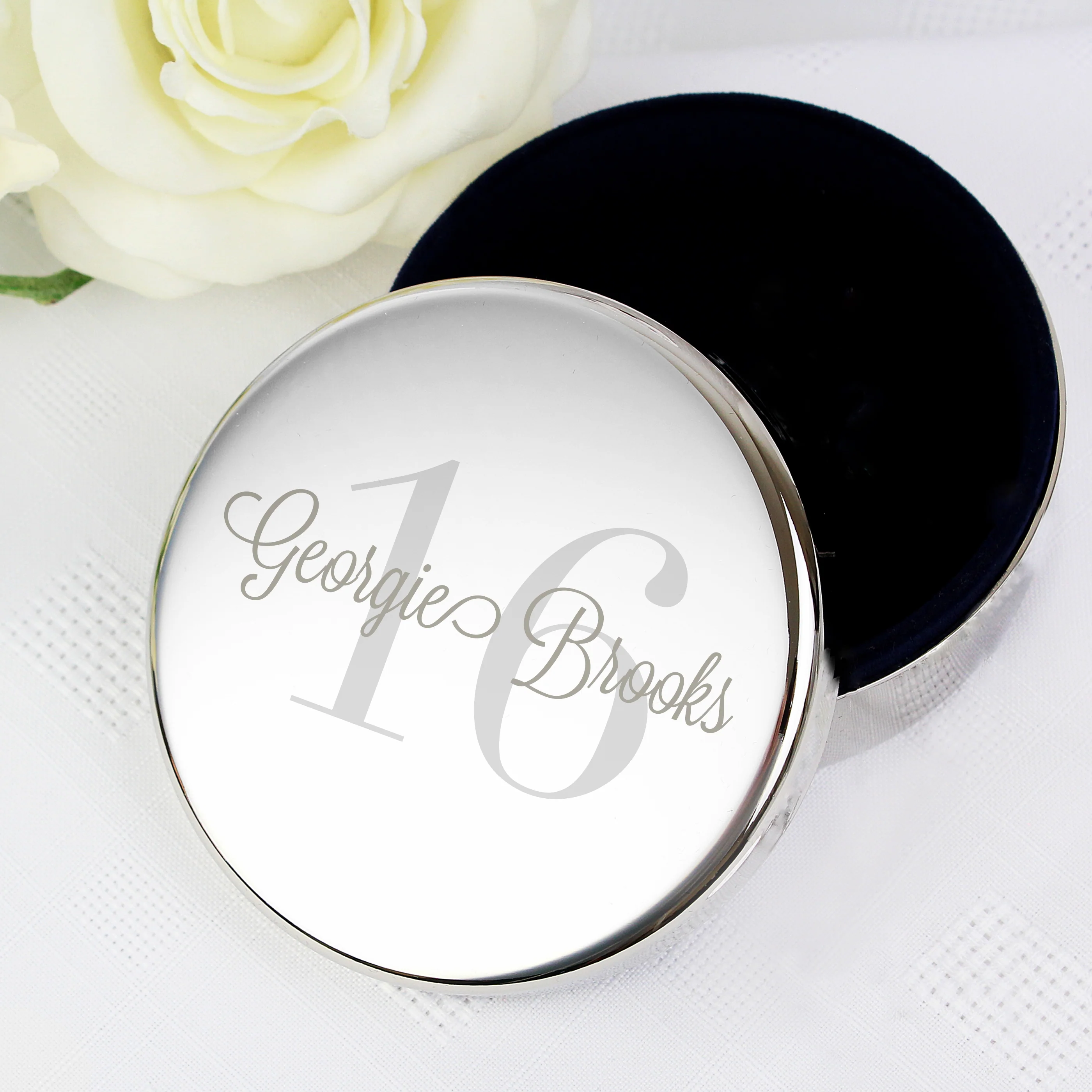 Personalised Birthday Big Age Round Trinket Box - Image 5