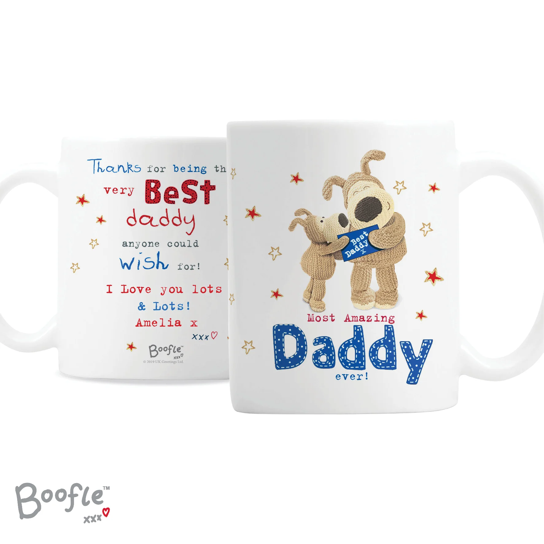 Personalised Boofle Most Amazing Daddy Mug - Image 2