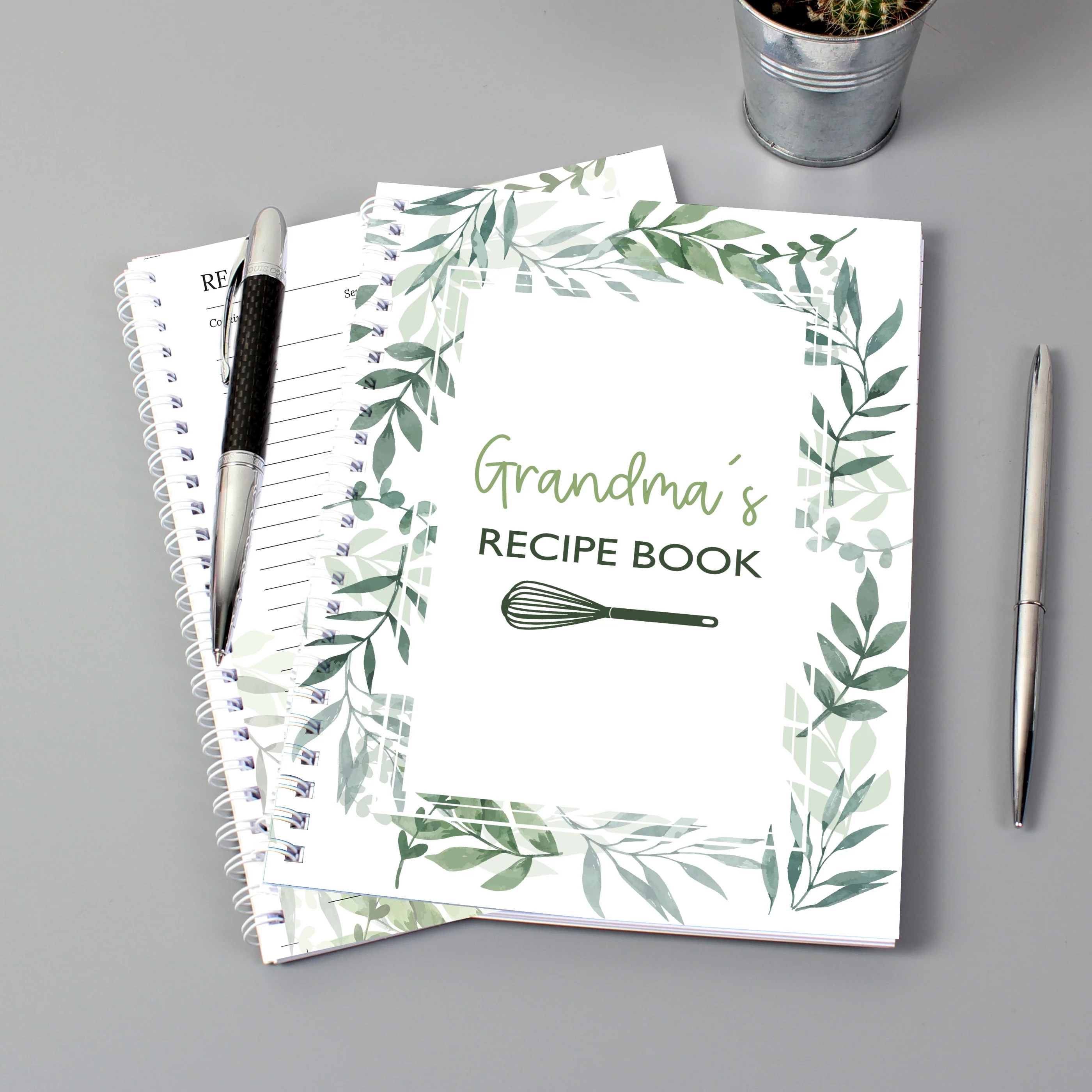 Personalised Botanical A5 Recipe Book Journal - Image 2