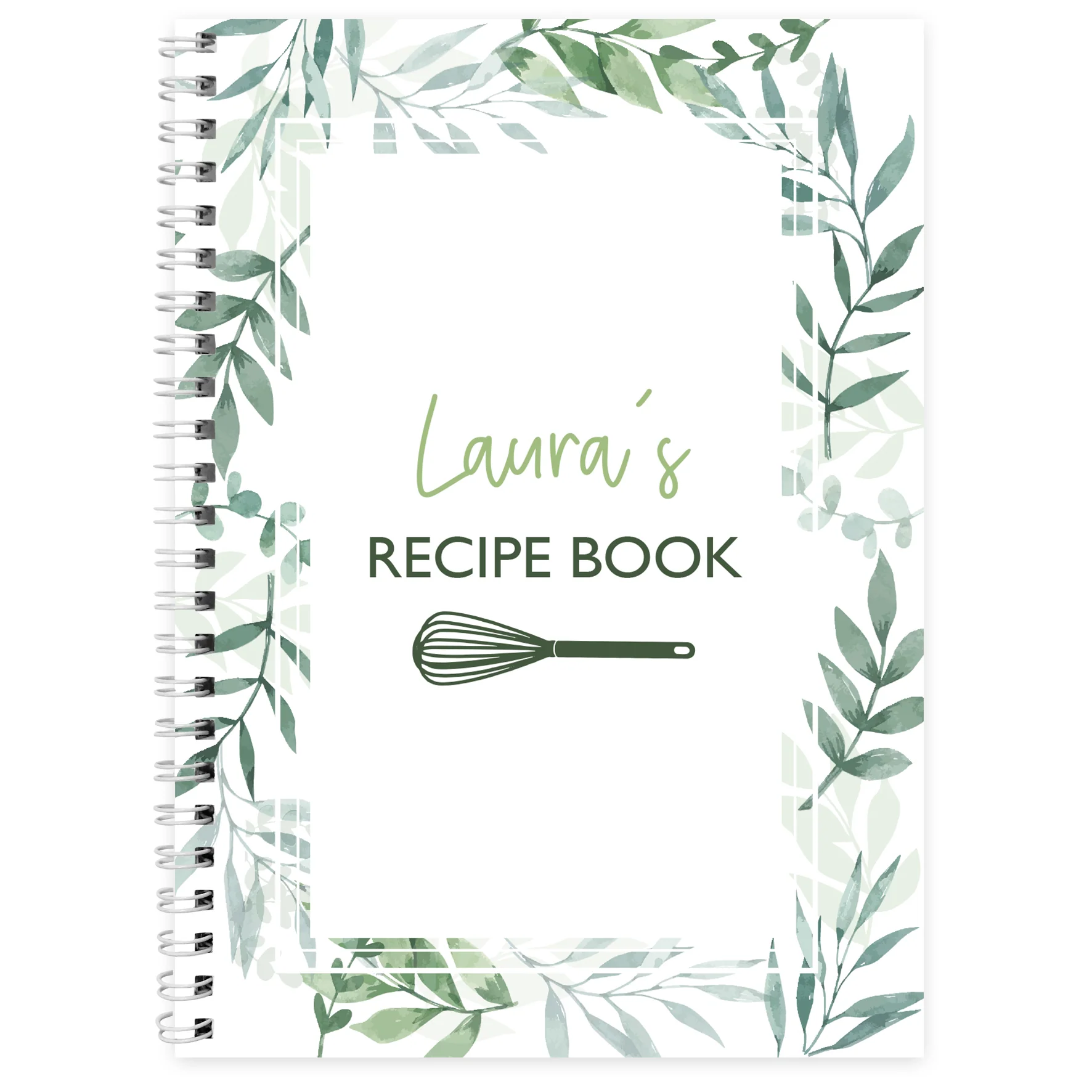 Personalised Botanical A5 Recipe Book Journal - Image 4