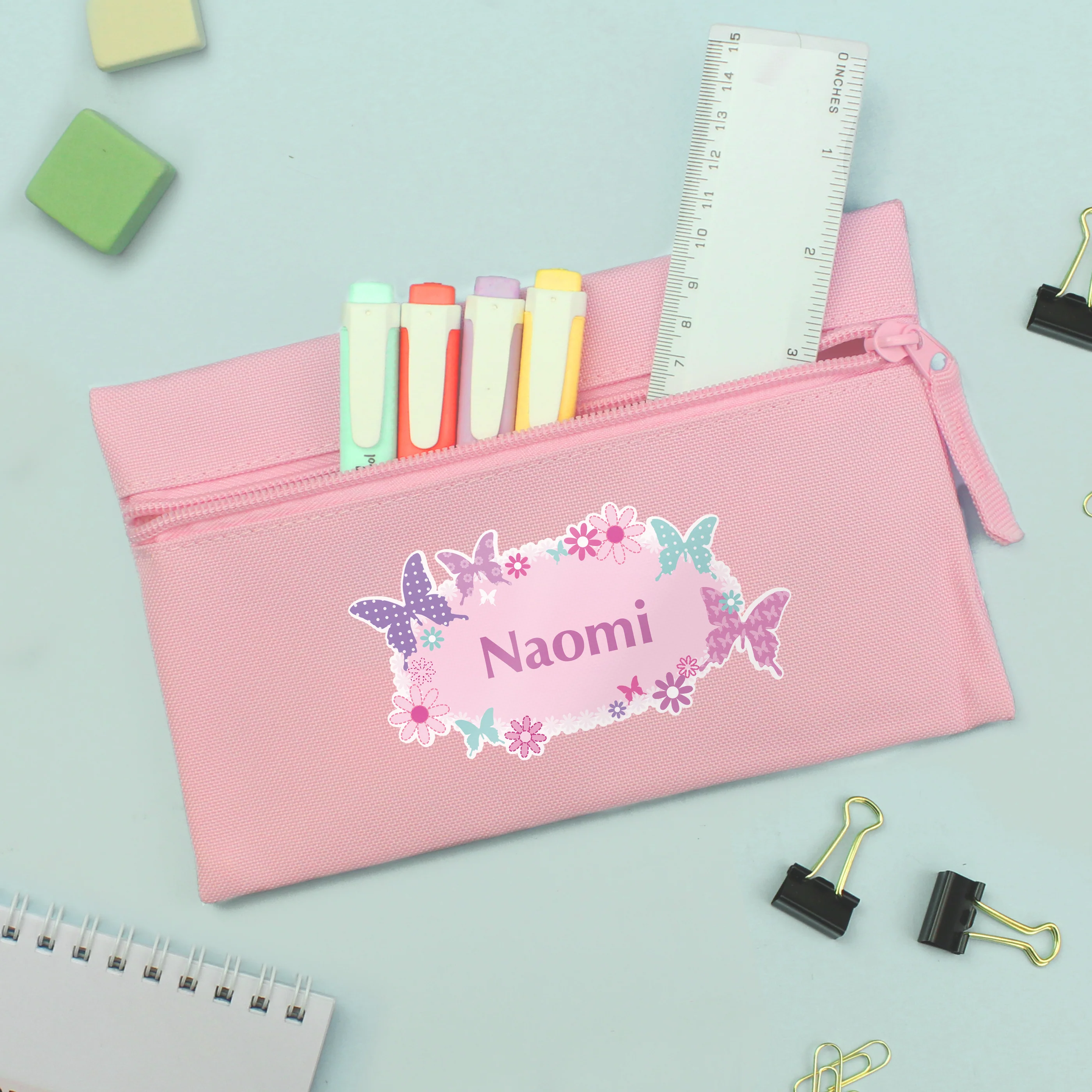 Personalised Butterfly Pencil Case - Image 3