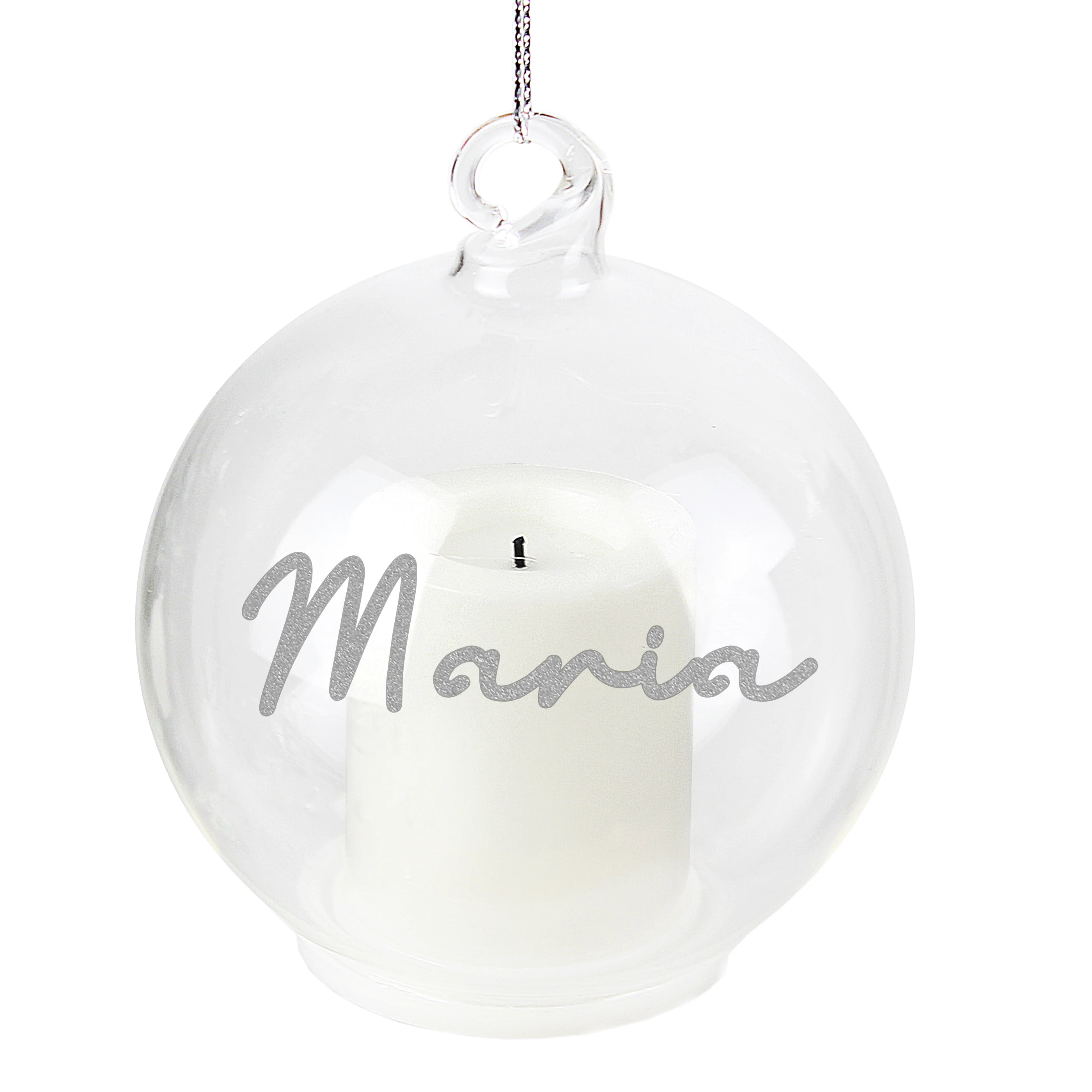 Personalised Christmas LED Candle Bauble - Image 4