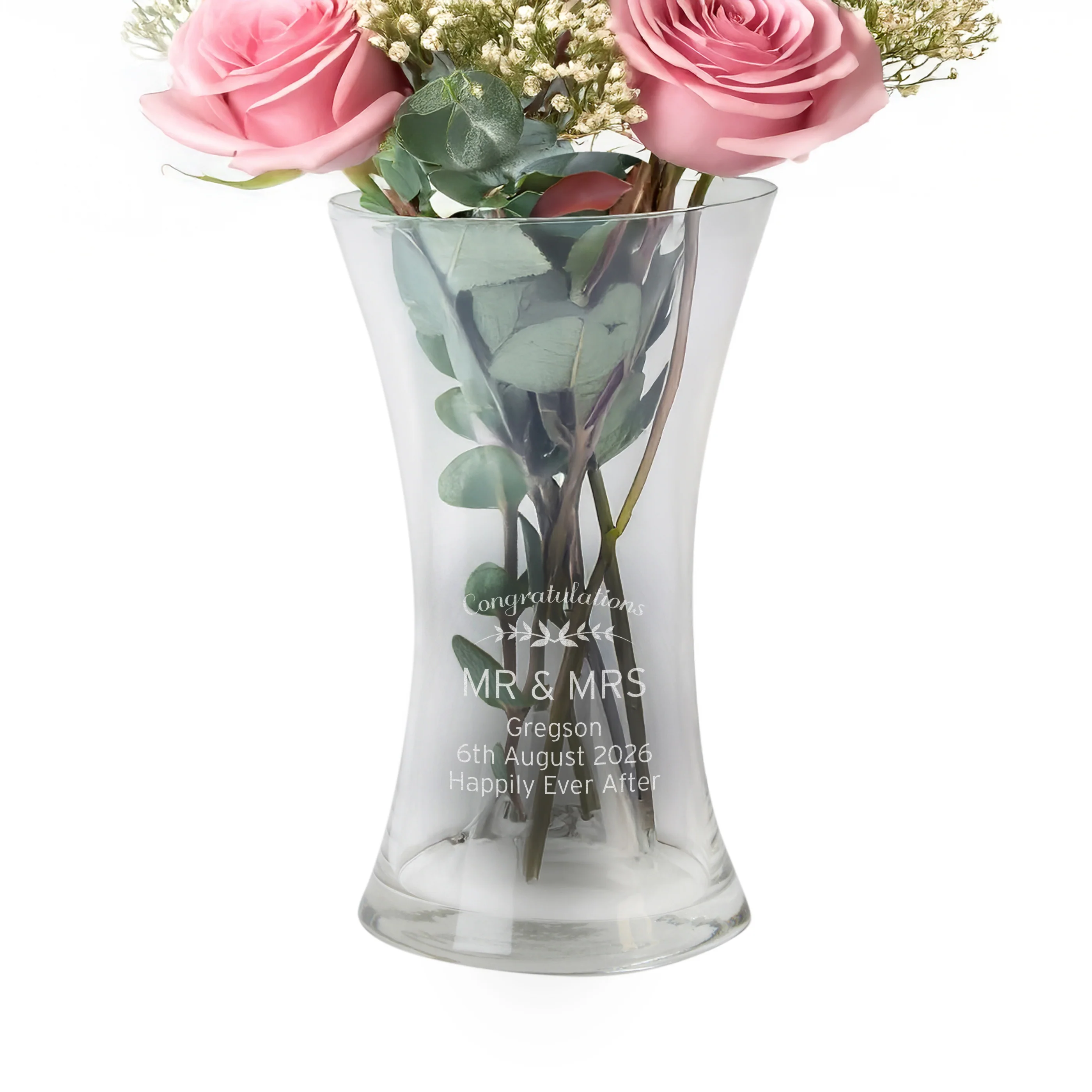 Personalised Classic Glass Vase - Image 4