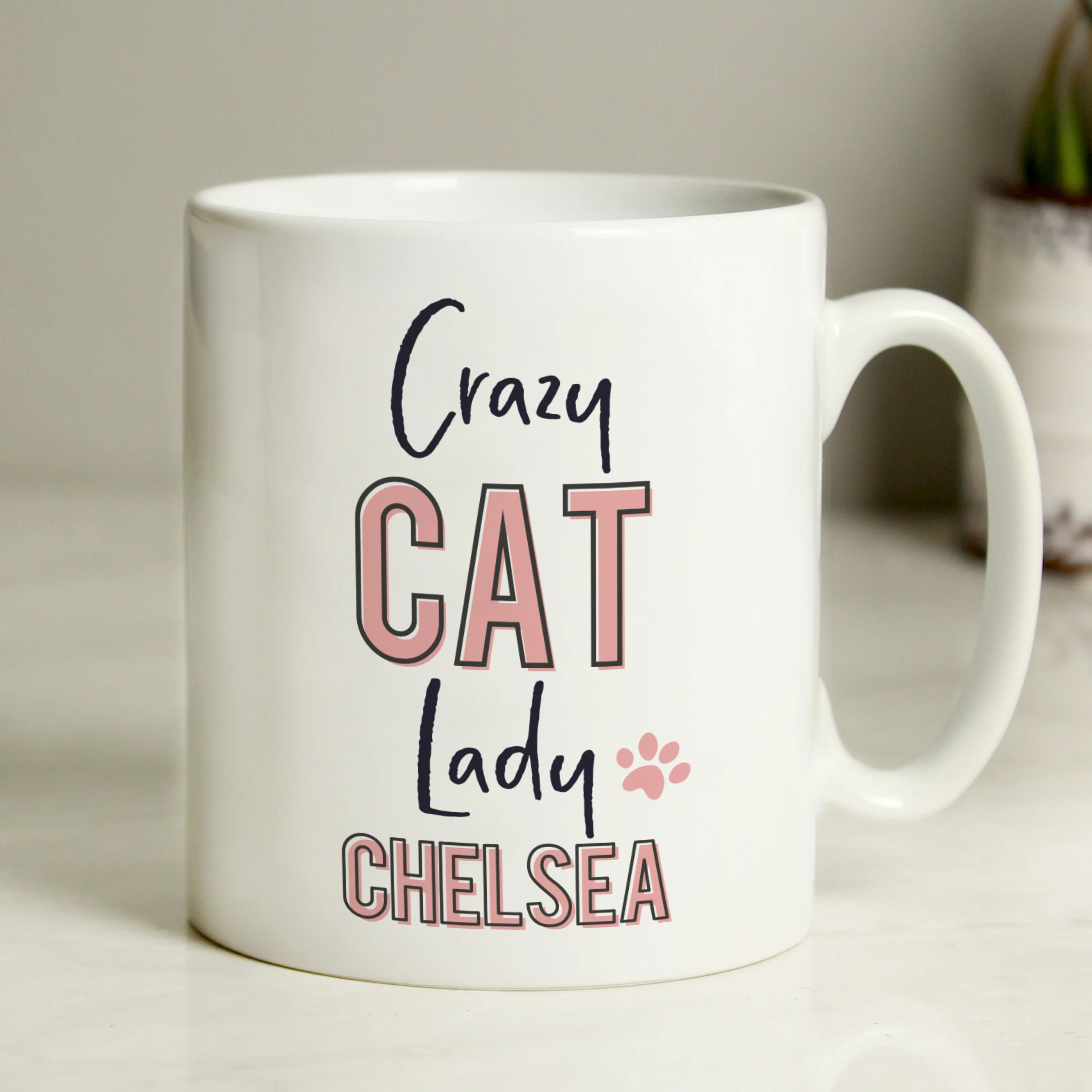Personalised Crazy Cat Lady Mug - Image 2