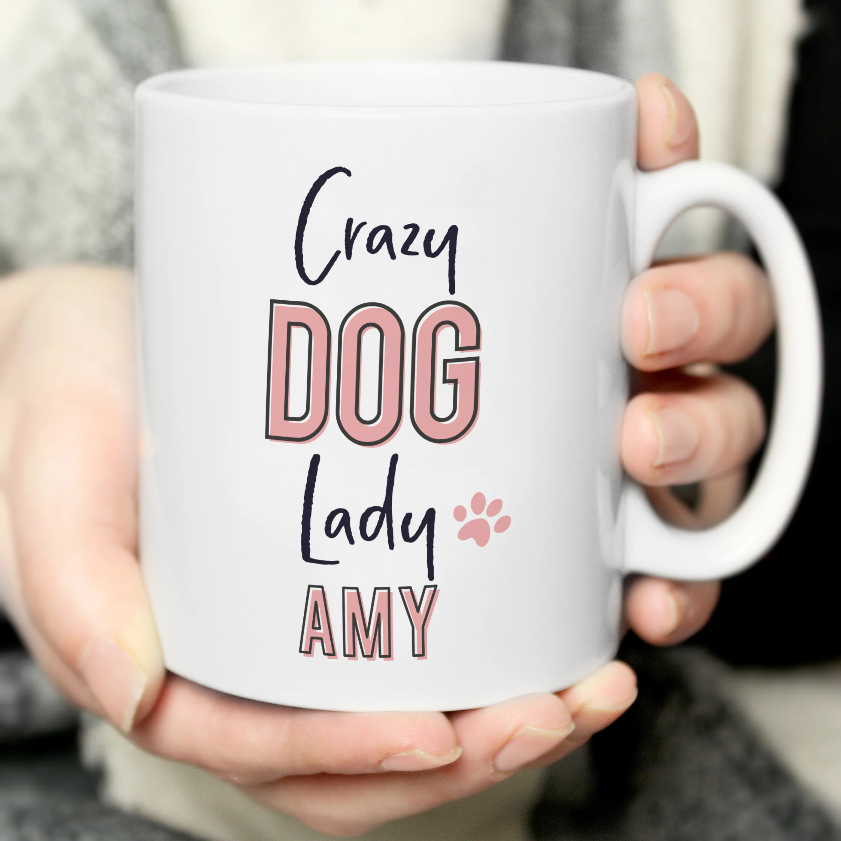 Personalised Crazy Dog Lady Mug - Image 3
