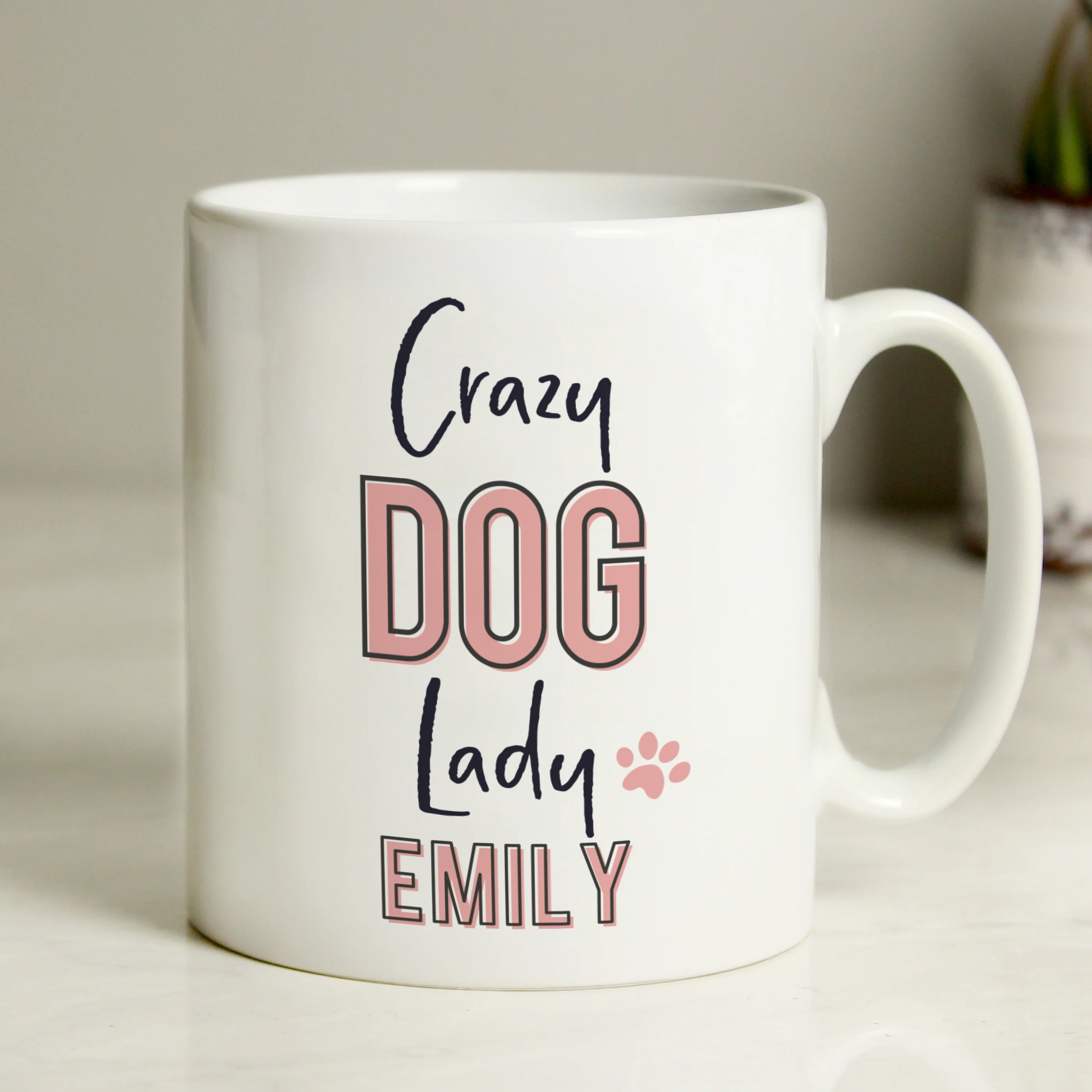 Personalised Crazy Dog Lady Mug - Image 4