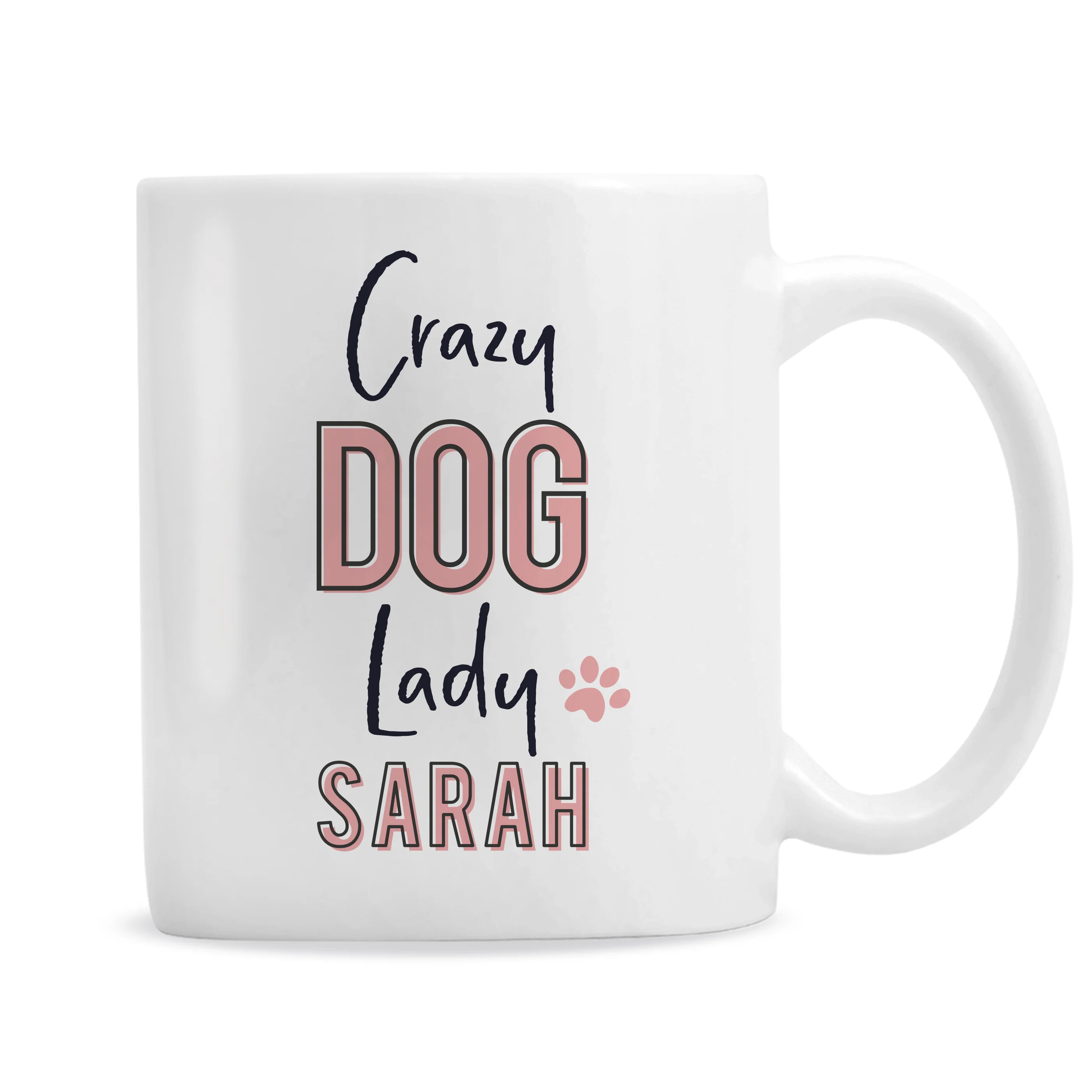 Personalised Crazy Dog Lady Mug - Image 5