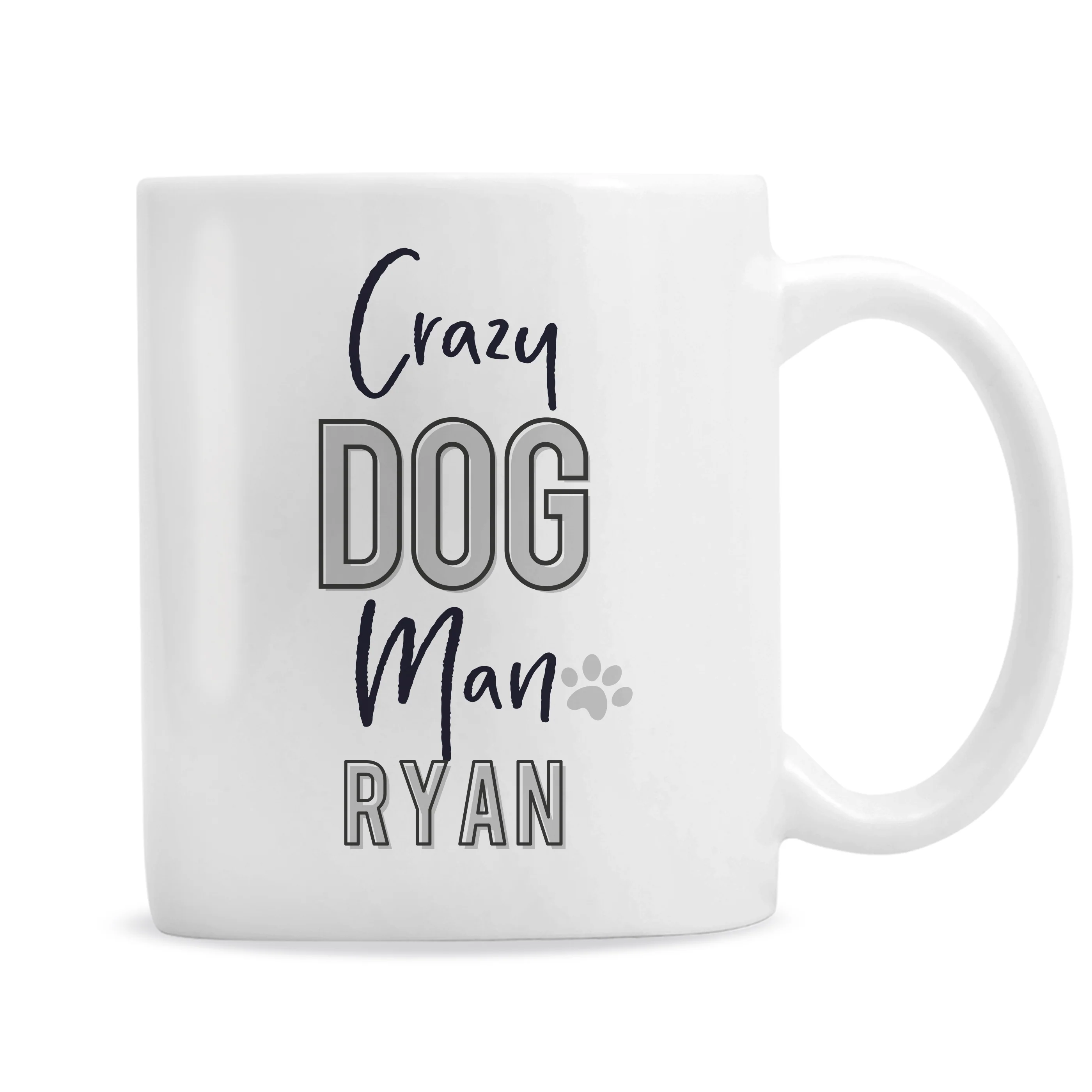 Personalised Crazy Dog Man Mug - Image 5